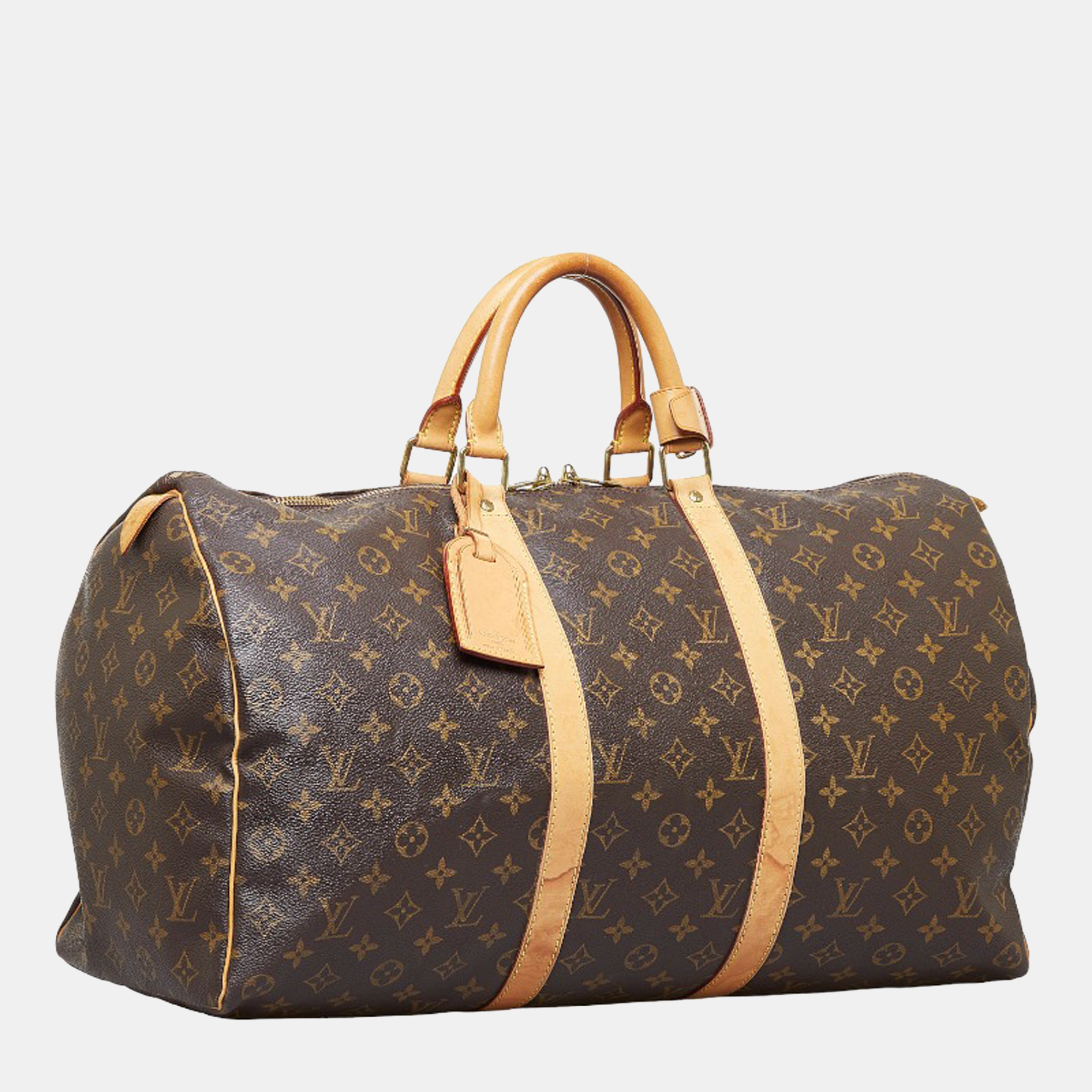 

Louis Vuitton Brown Canvas Monogram Keepall 50 Travel Bag