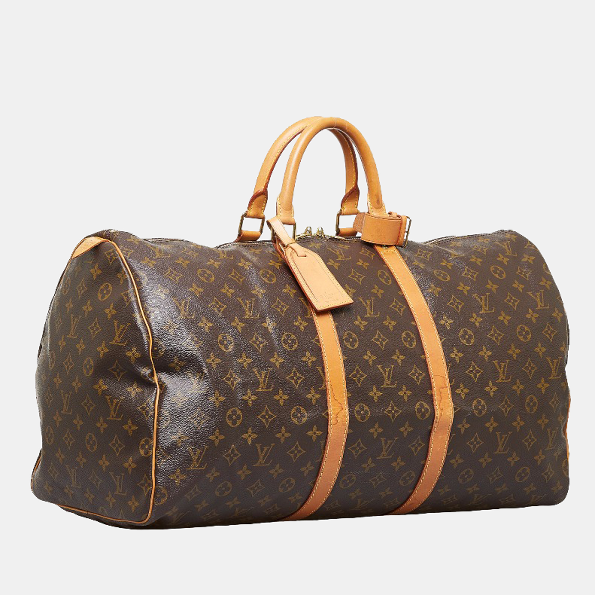 

Louis Vuitton Brown Monogram Canvas Keepall 55 Travel Bag