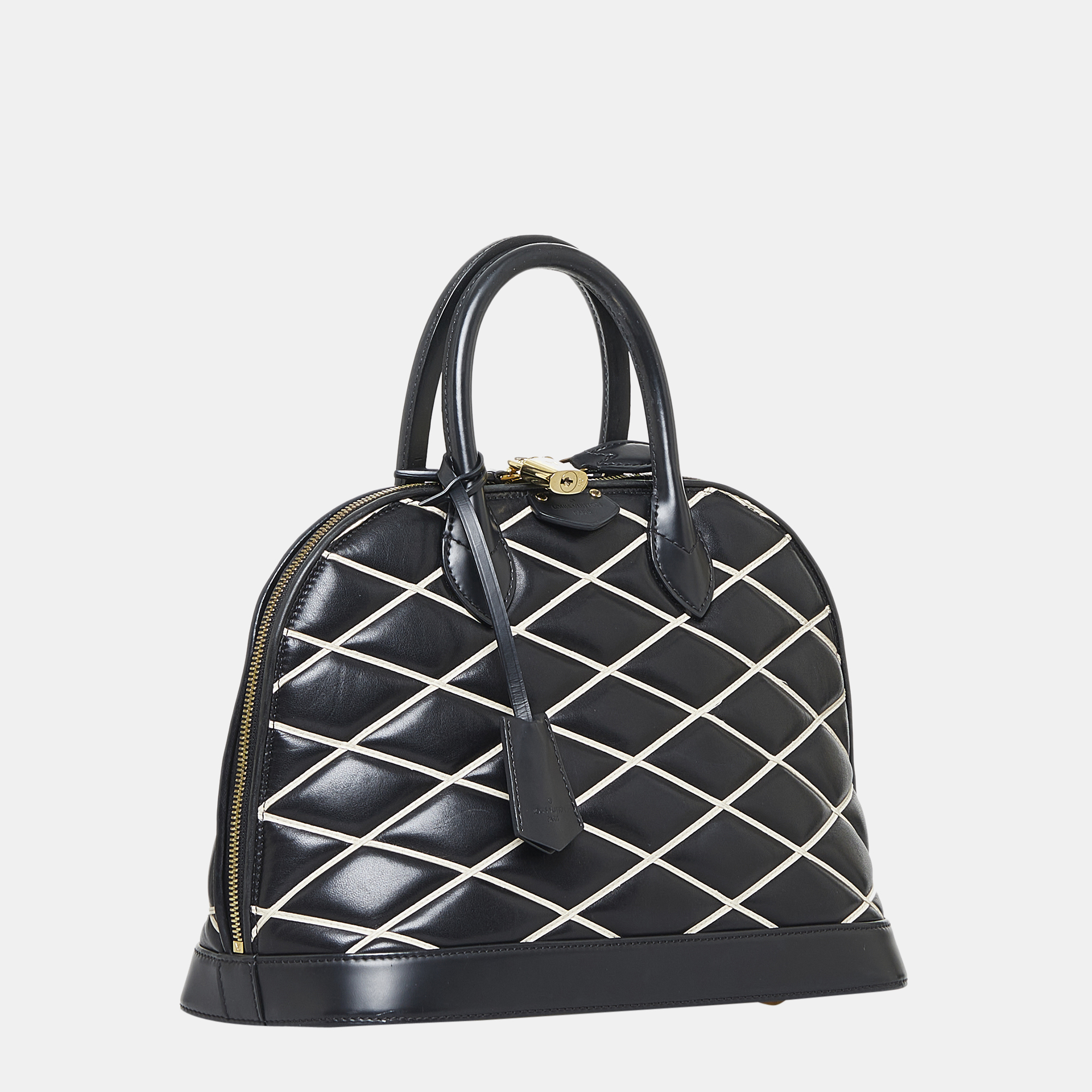 

Louis Vuitton Black Malletage Alma PM