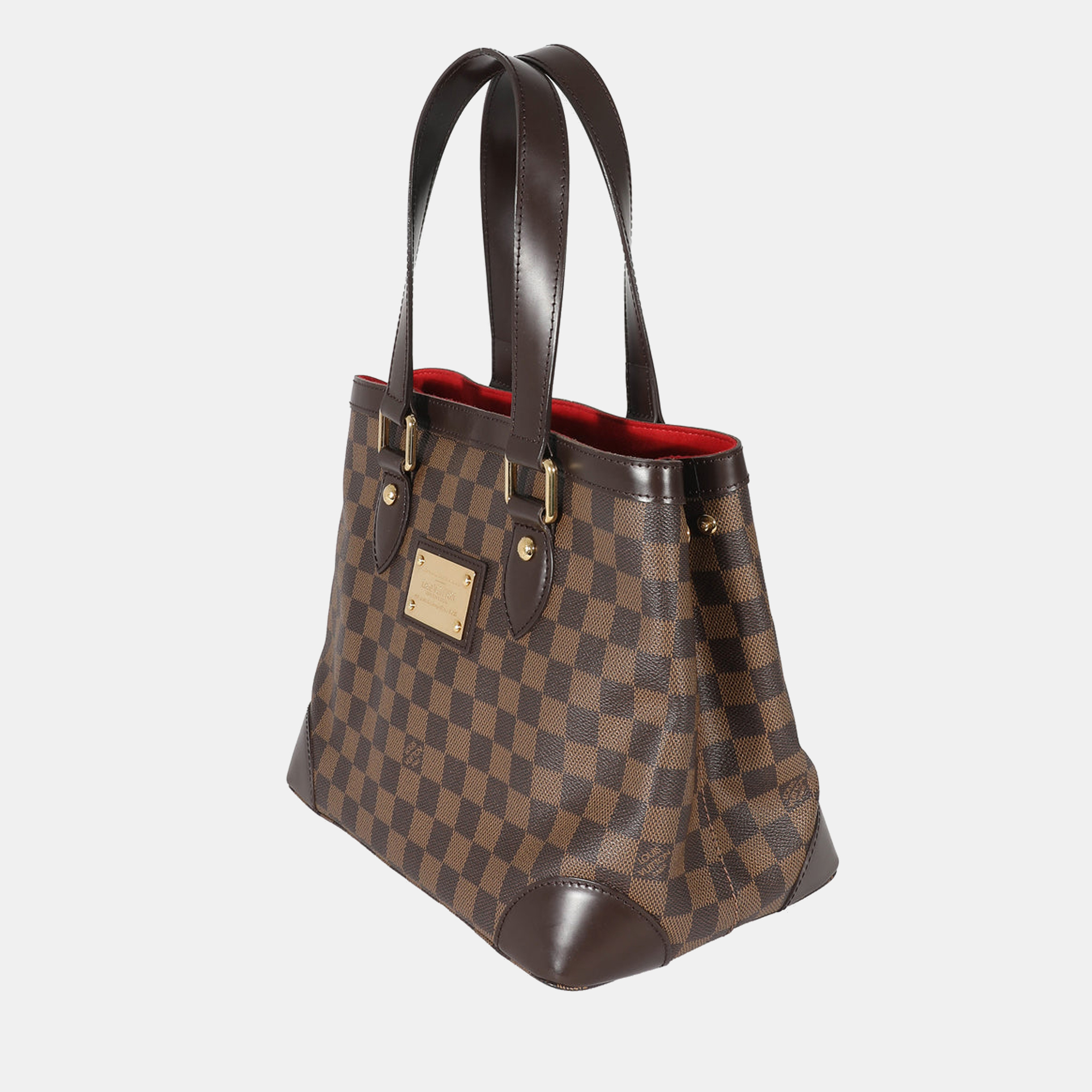 

Louis Vuitton Brown Damier Ebene Canvas Hampstead PM Tote Bag