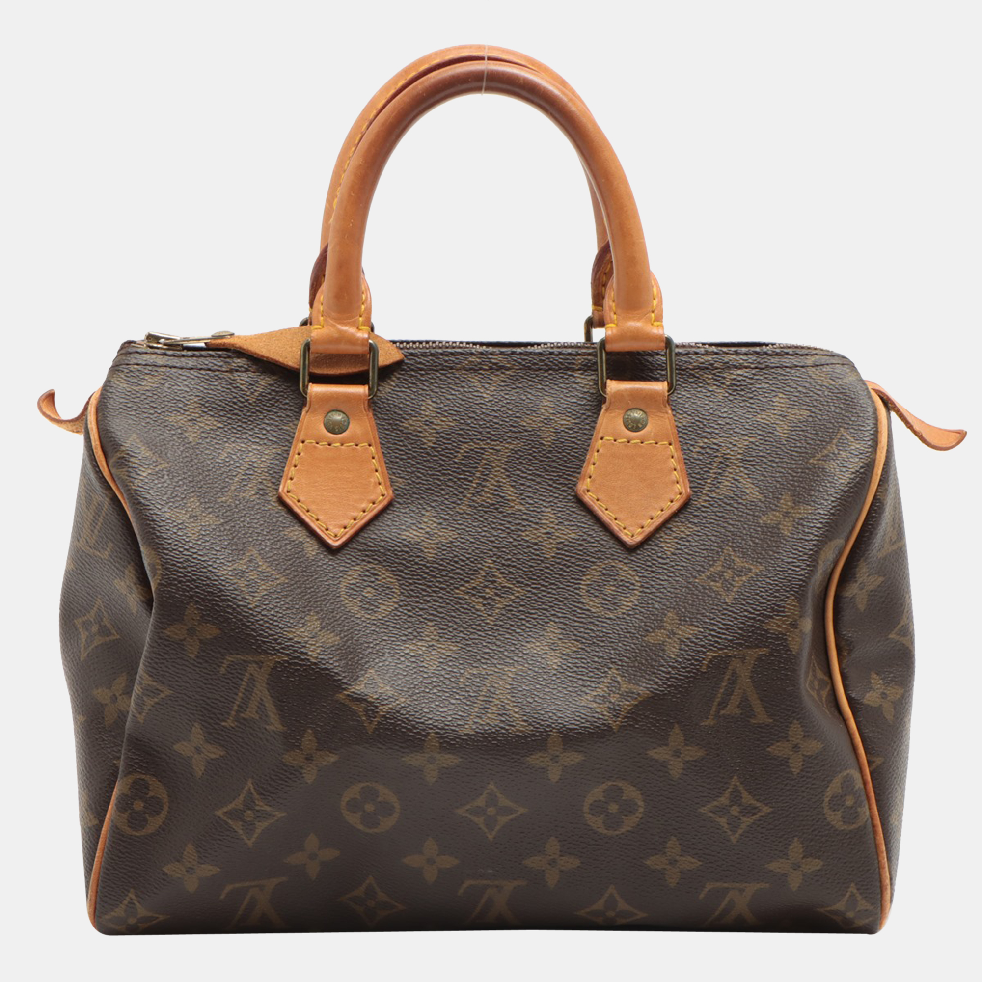 

Louis Vuitton Brown Canvas Monogram Speedy 25 Satchel Bag