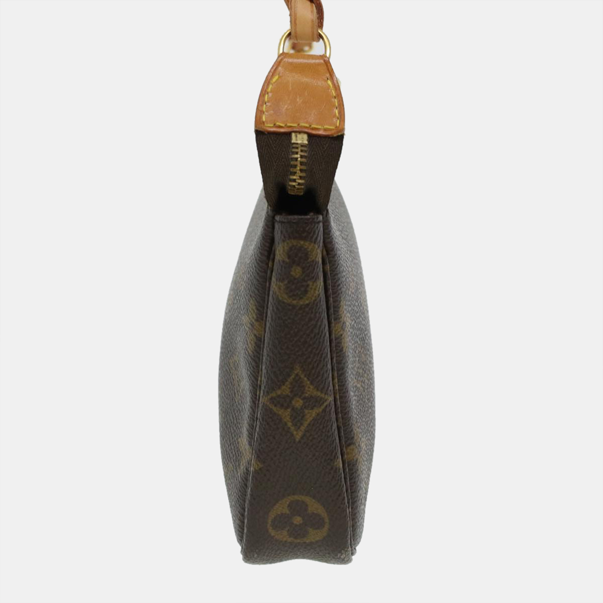 

Louis Vuitton Brown Canvas Monogram Pochette Accessoires Clutch Bag