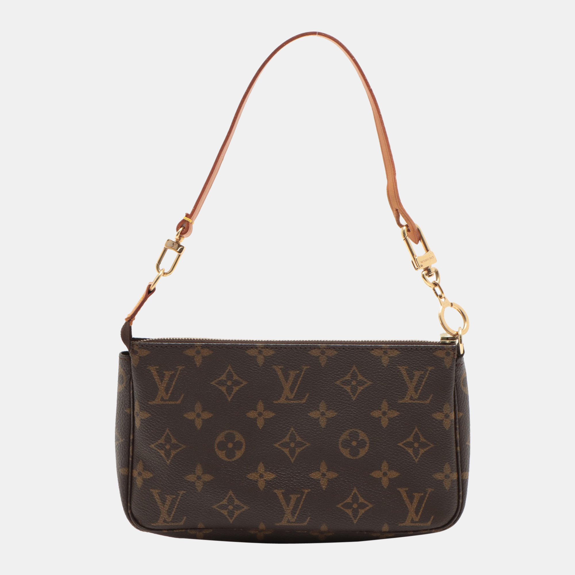 

Louis Vuitton Brown Canvas Monogram Pochette Accessoires Clutch Bag