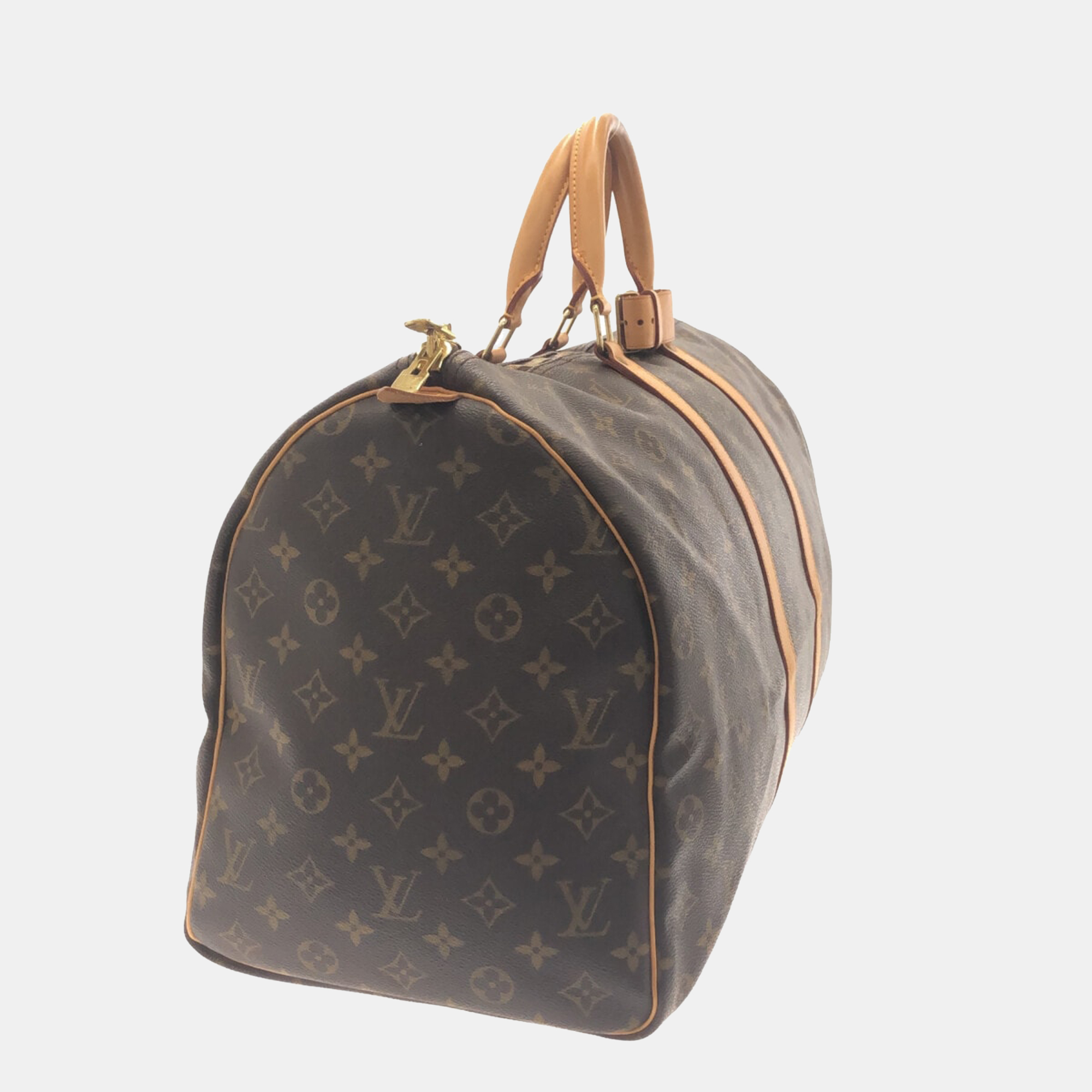 

Louis Vuitton Brown Canvas Monogram Keepall 50 Duffel Bag