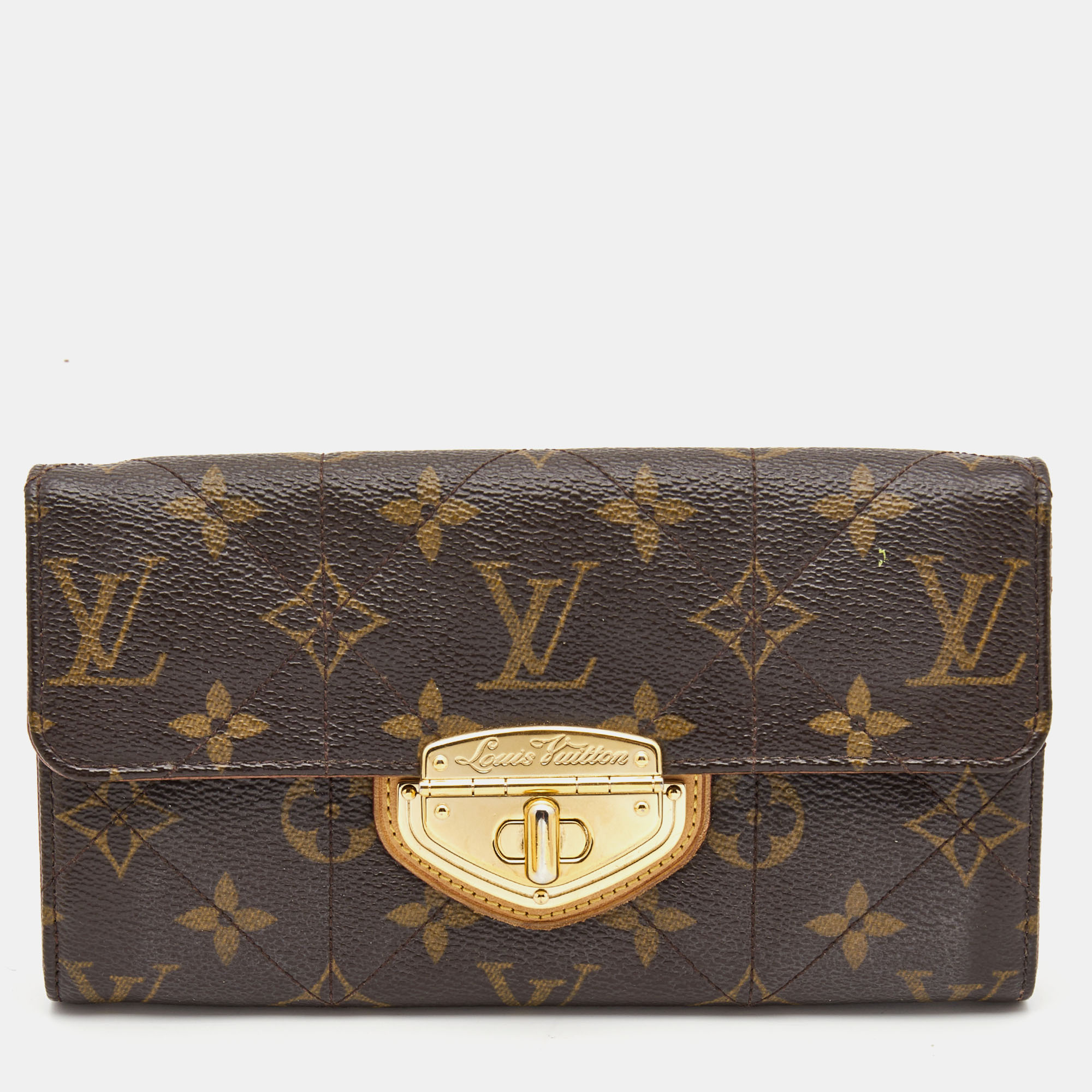 Louis Vuitton Canvas Wallet (pre-owned) in Brown