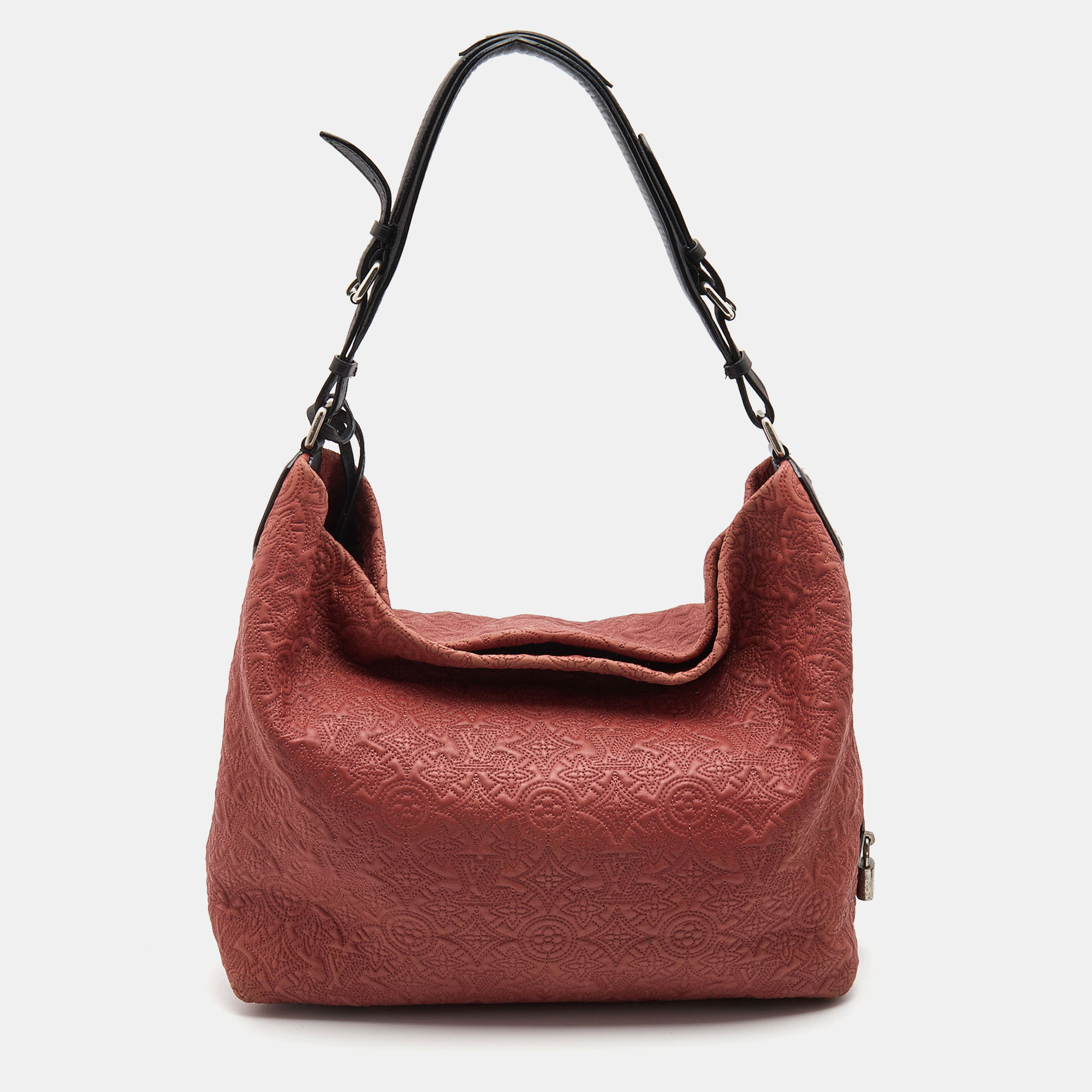 

Louis Vuitton Framboise Monogram Antheia Leather Ixia PM Bag, Pink