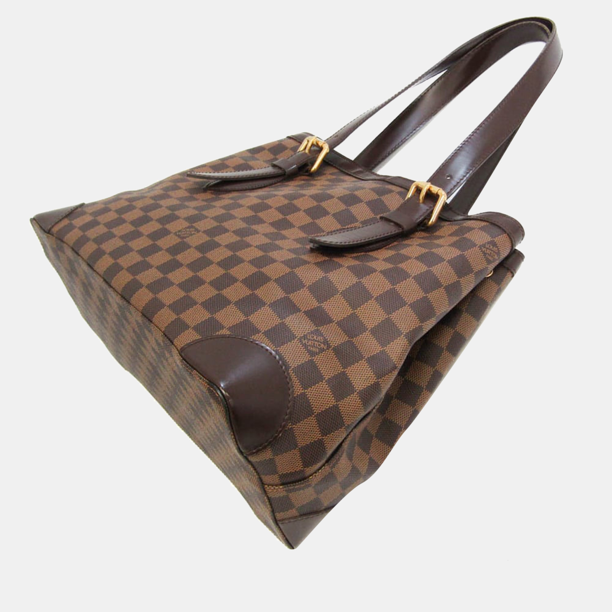 

Louis Vuitton Brown Damier Ebene Canvas Hampstead MM Tote Bag