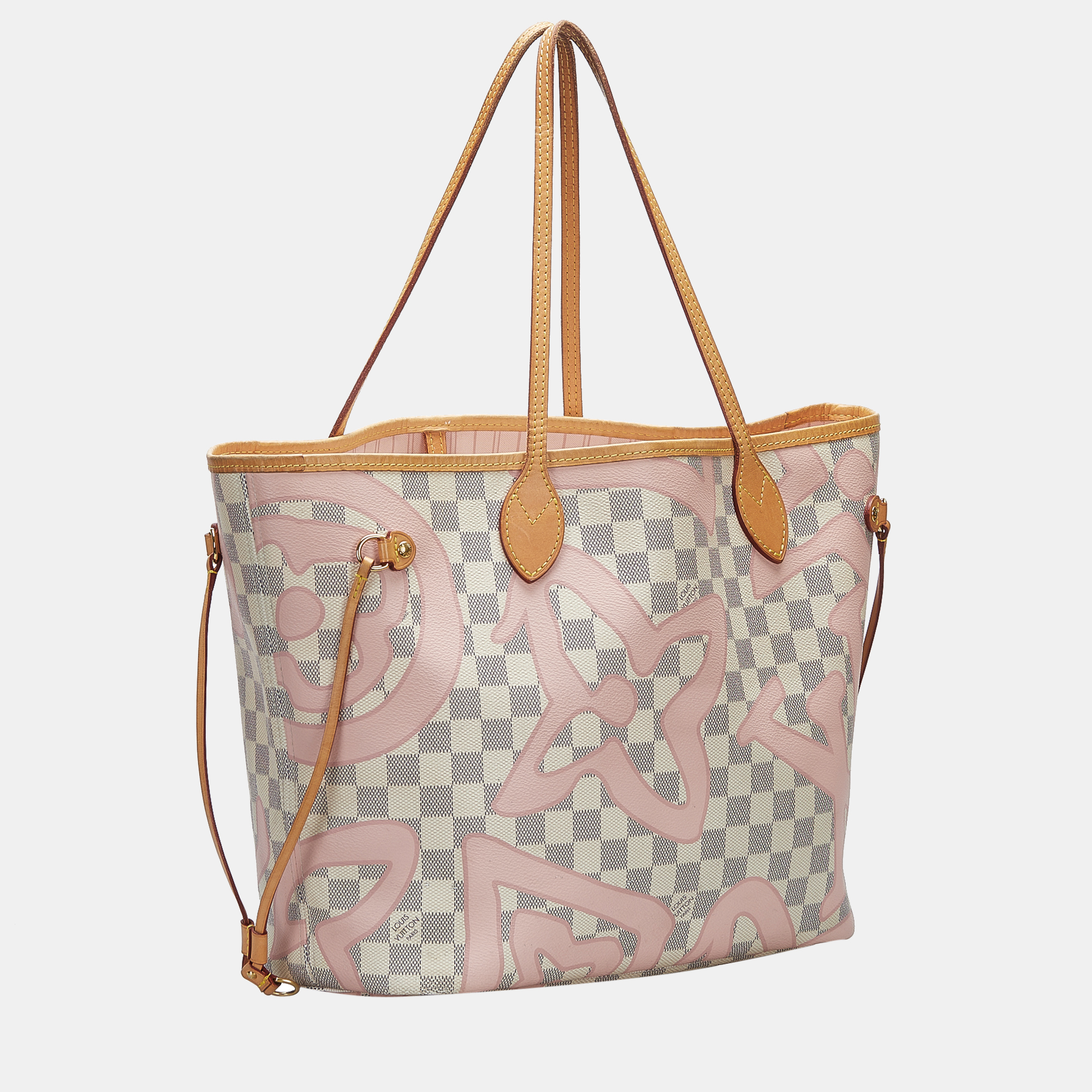 

Louis Vuitton Multicolour/White Damier Azur Tahitienne Neverfull MM, Multicolor