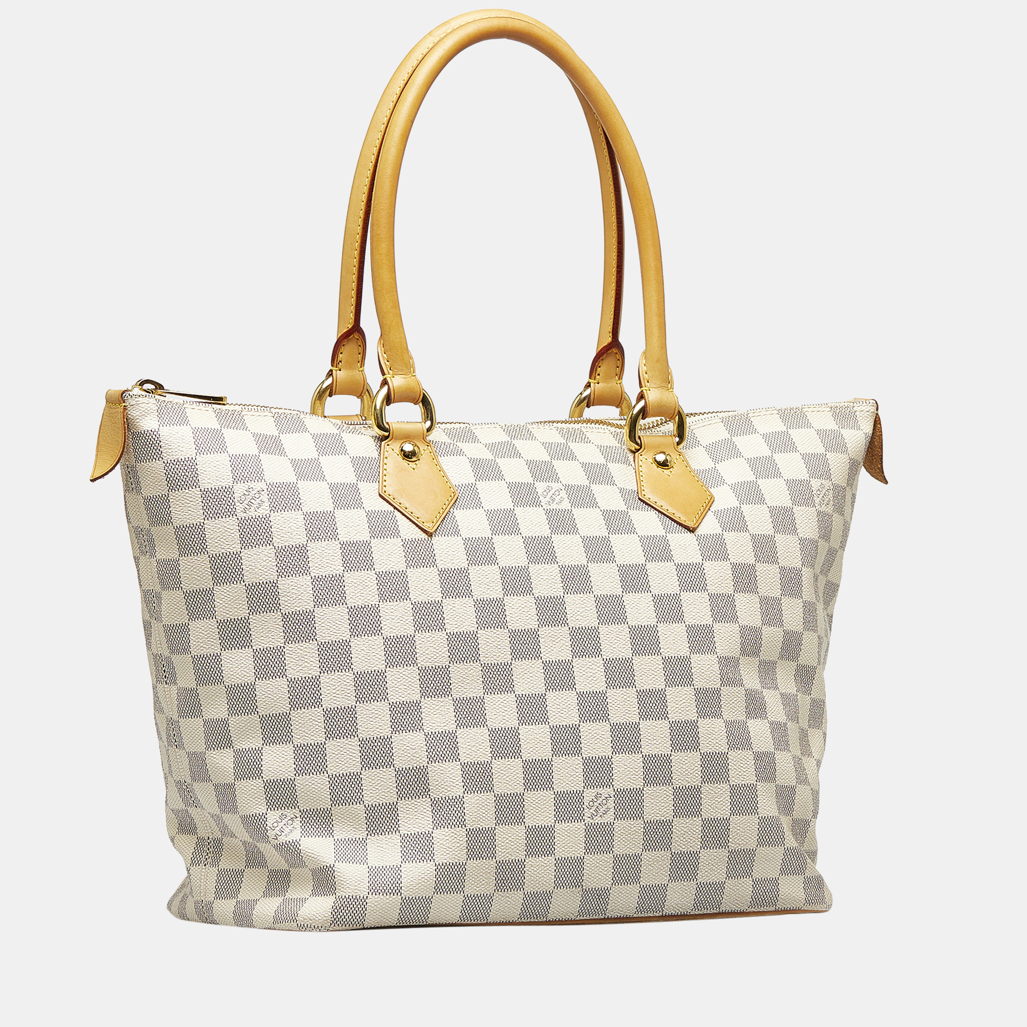 

Louis Vuitton White Damier Azur Saleya PM