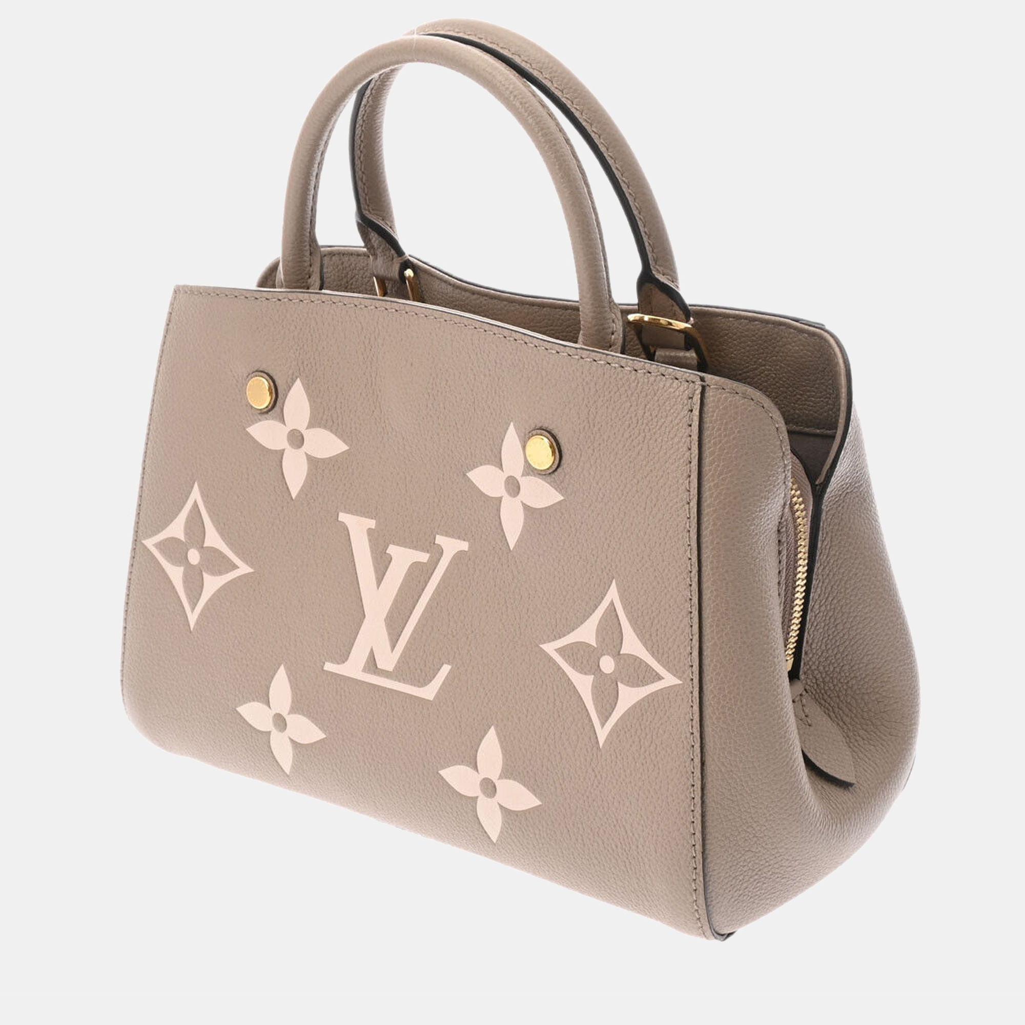 

Louis Vuitton Beige Leather Monogram Empreinte Montaigne BB Bag