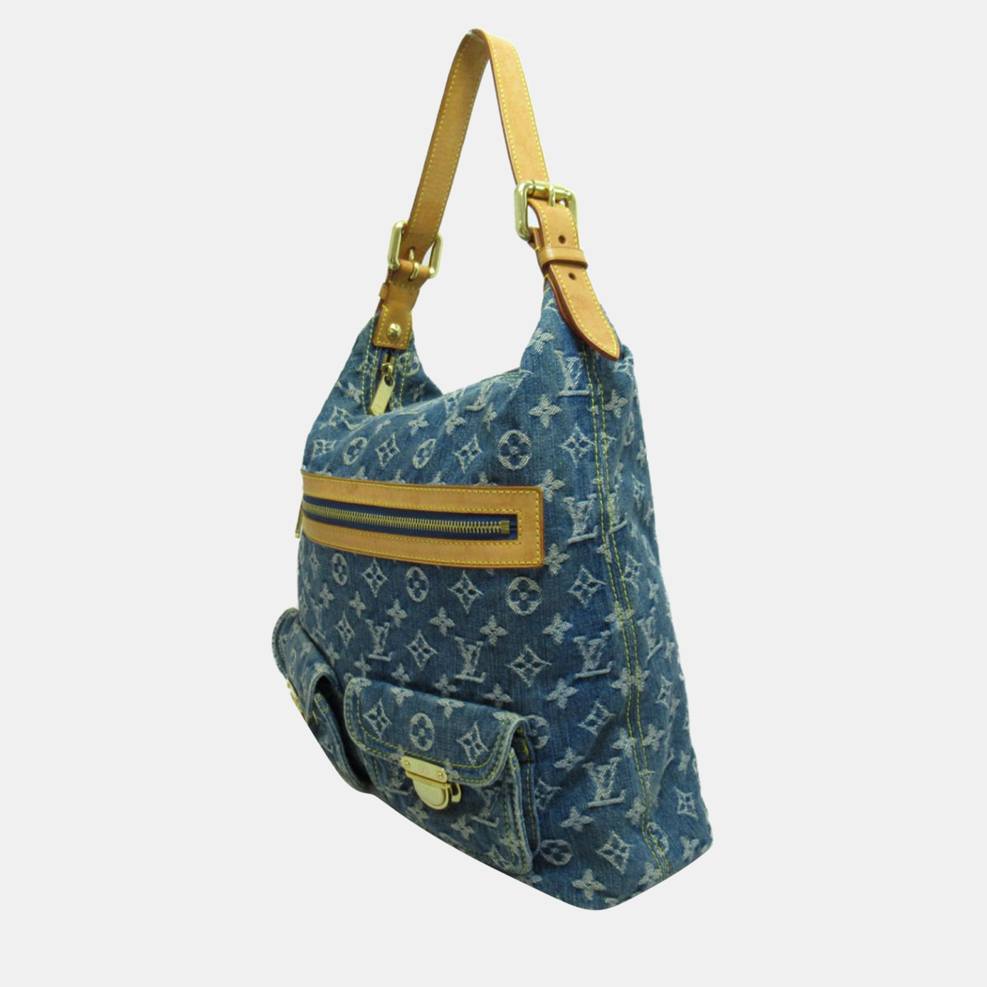 

Louis Vuitton Blue Denim Baggy GM Shoulder Bag