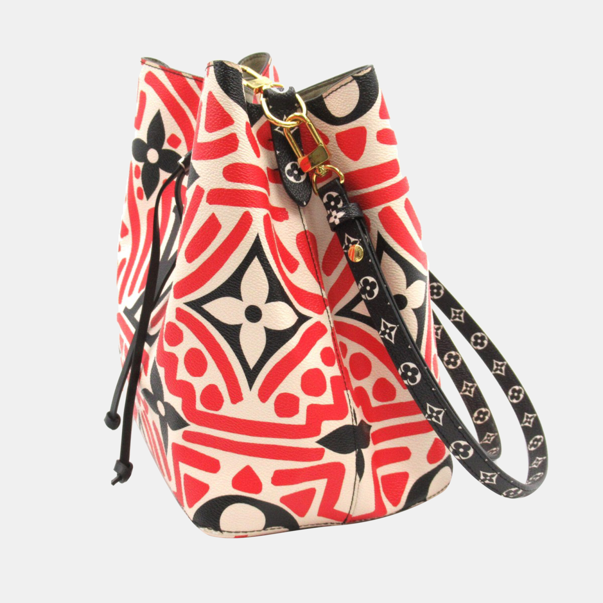 

Louis Vuitton Red Canvas Monogram Crafty Giant NeoNoé MM Bucket bag