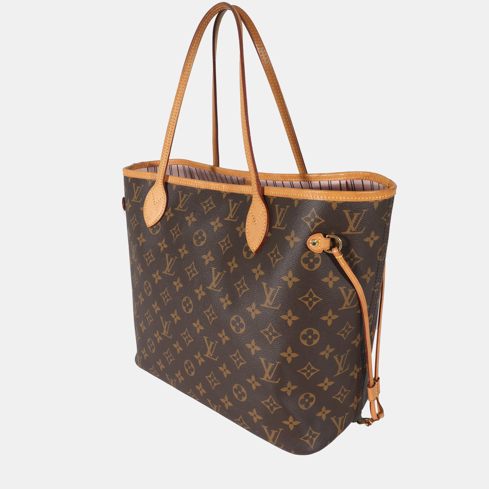 

Louis Vuitton Brown Canvas Monogram Neverfull MM Tote Bag