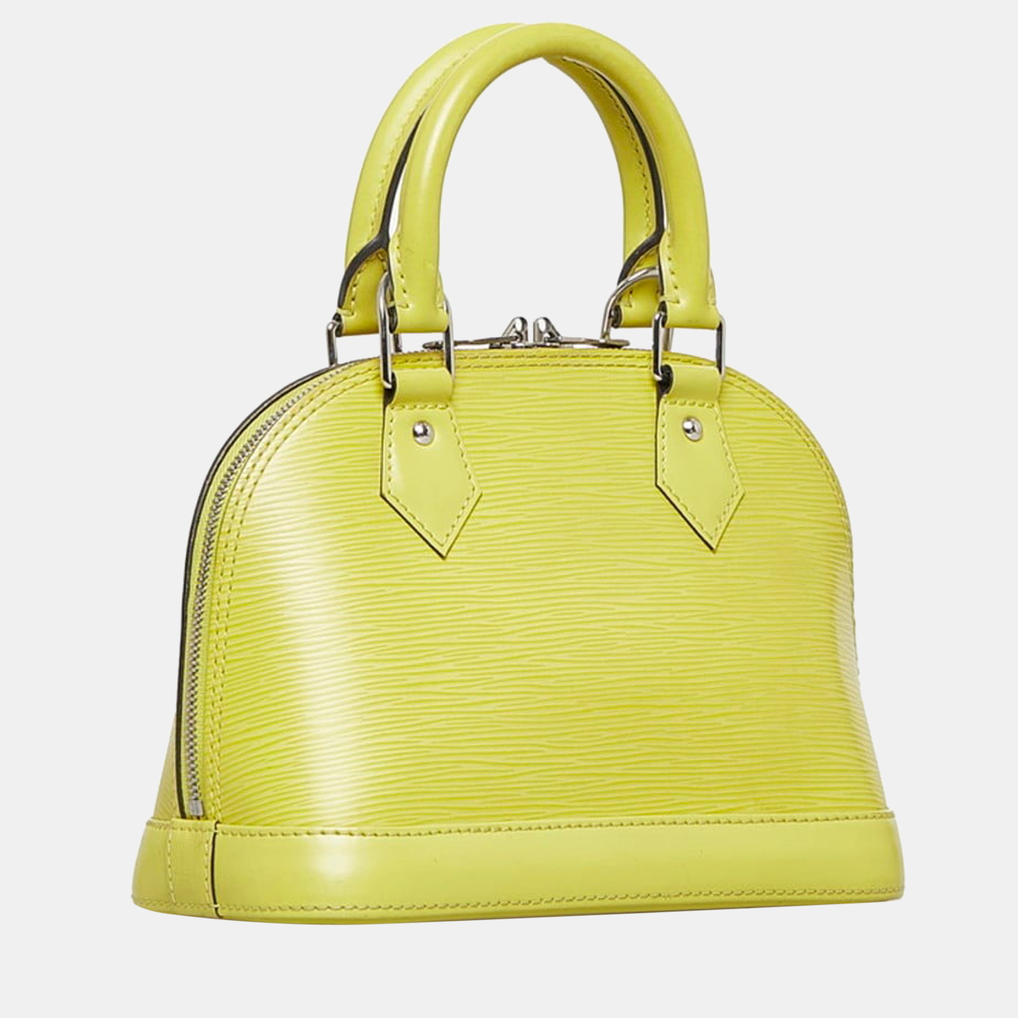 

Louis Vuitton Yellow Epi Leather Alma BB Satchel