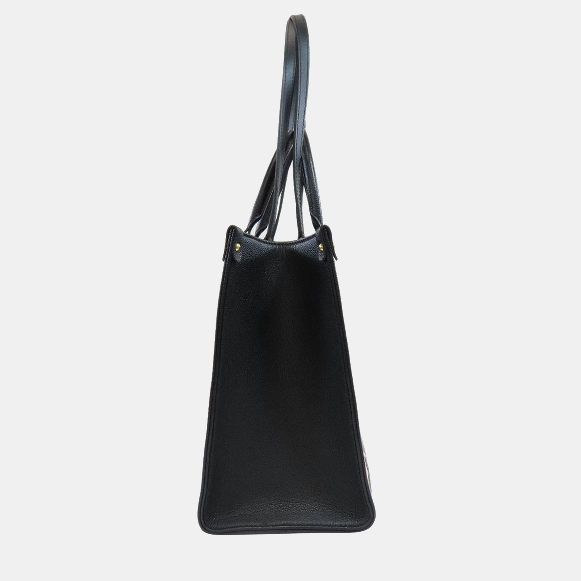 

Louis Vuitton Black Bicolor Monogram Giant Empreinte Leather OnTheGo MM Tote Bag