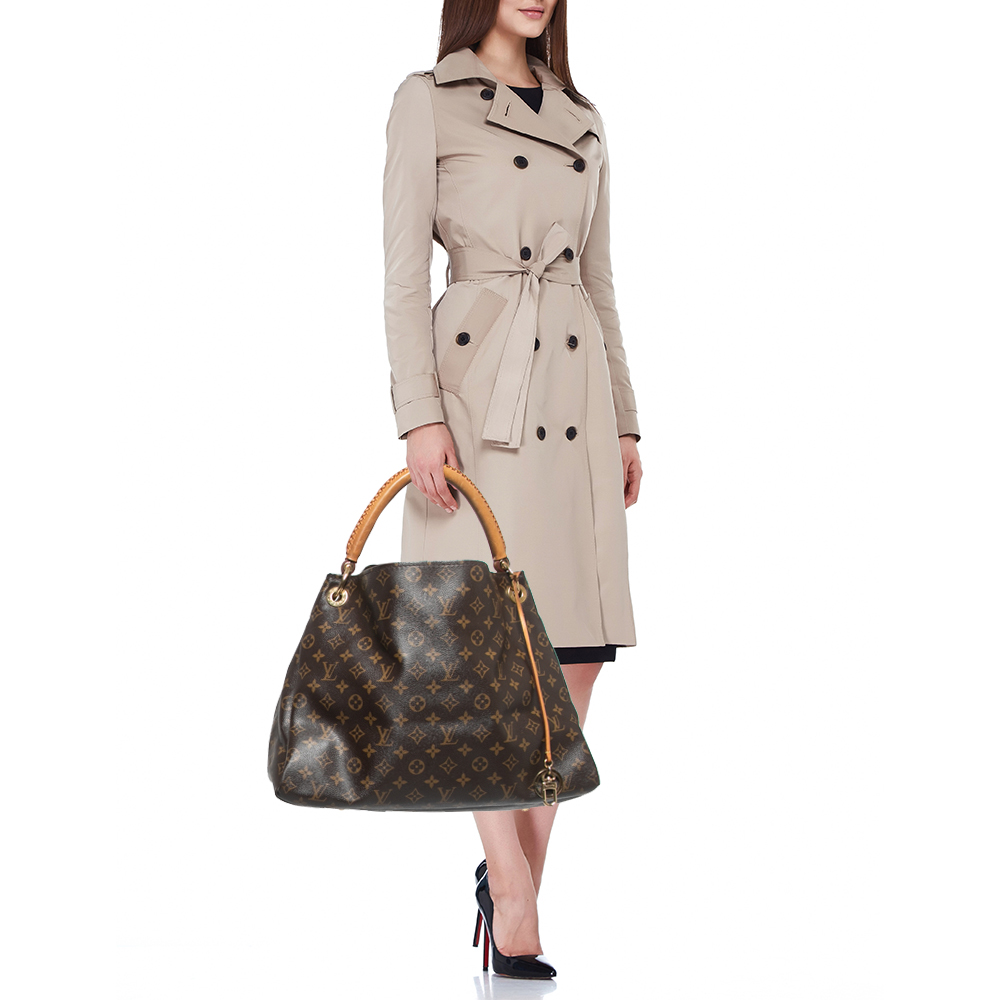 

Louis Vuitton Monogram Canvas Artsy MM Bag, Brown