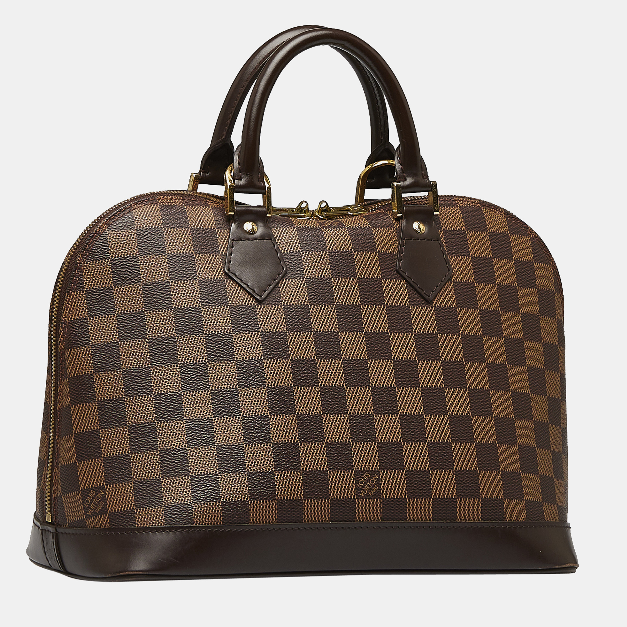 

Louis Vuitton Brown Damier Ebene Alma PM