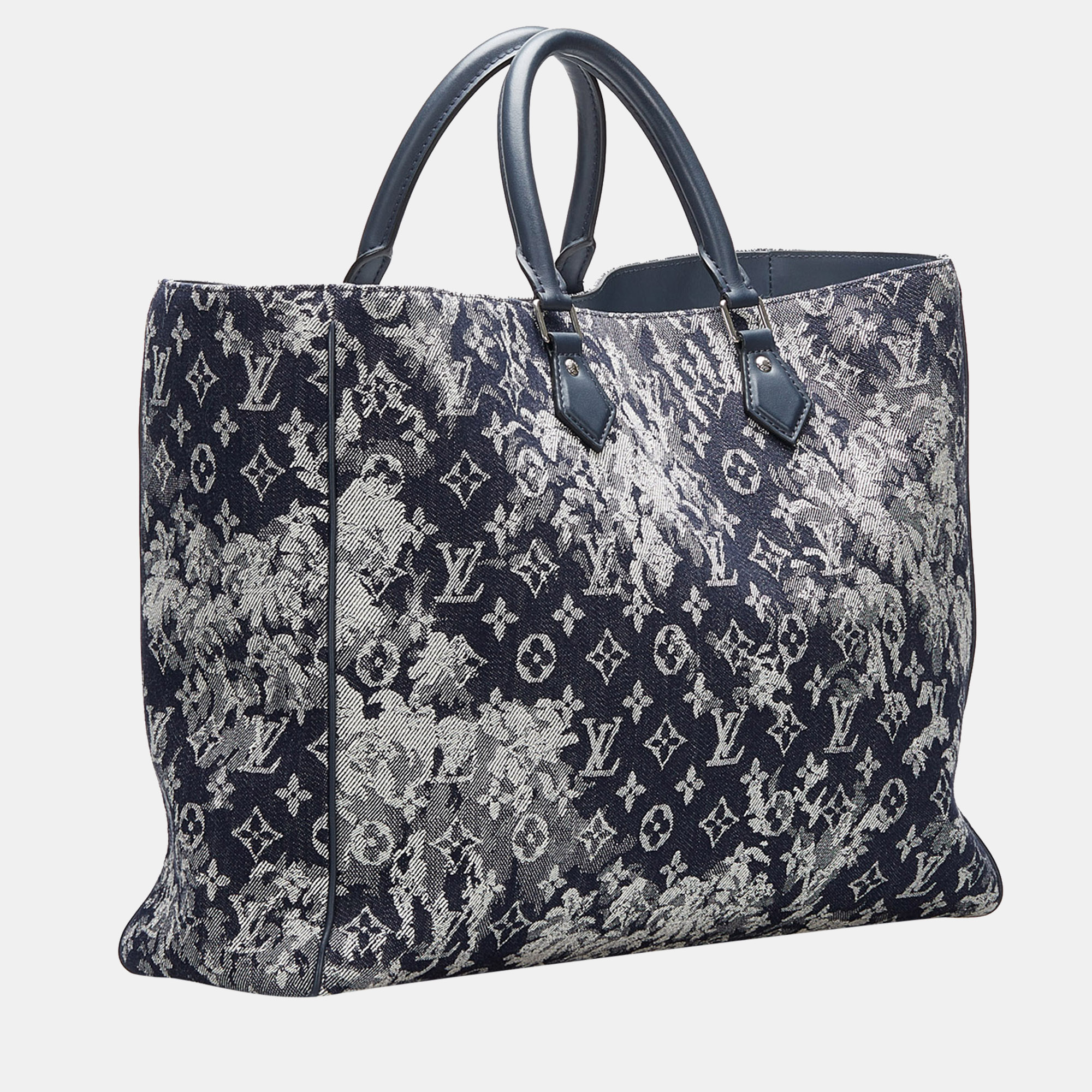 

Louis Vuitton Blue Monogram Tapestry Grand Sac