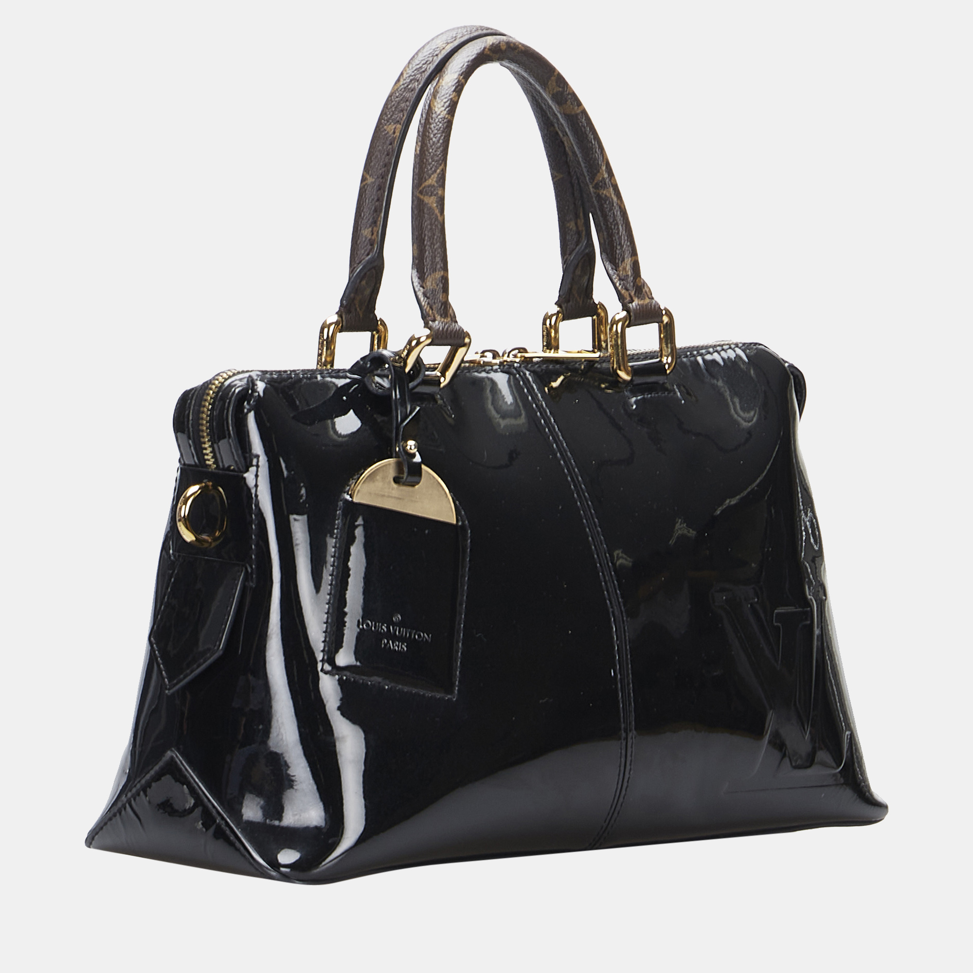 

Louis Vuitton Black Vernis Miroir Tote