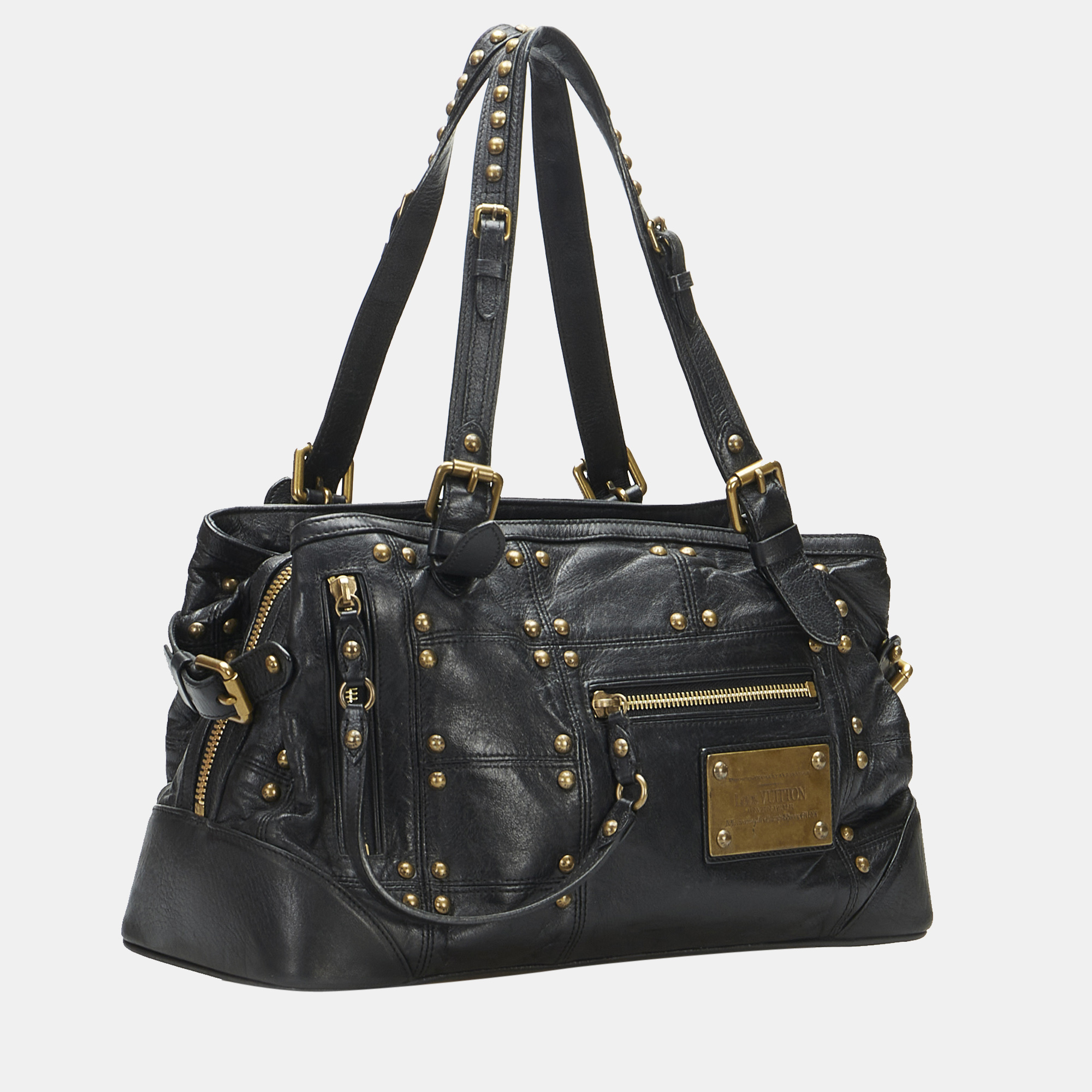 

Louis Vuitton Black Sac Riveting