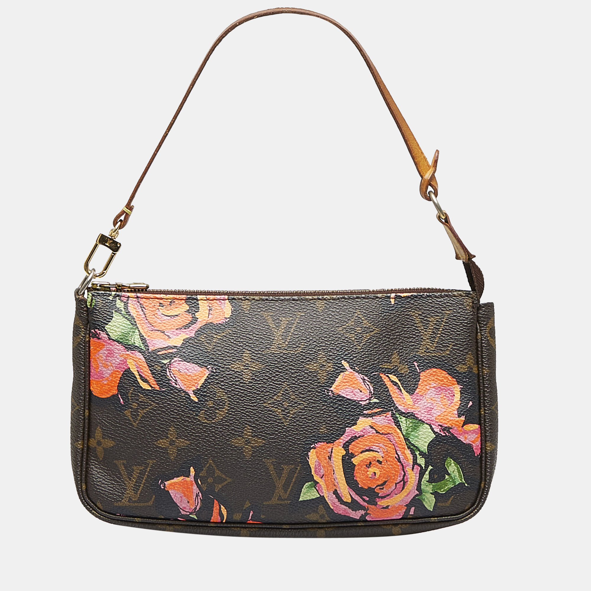 

Louis Vuitton Brown x Stephen Sprouse Monogram Roses Pochette Accessoires