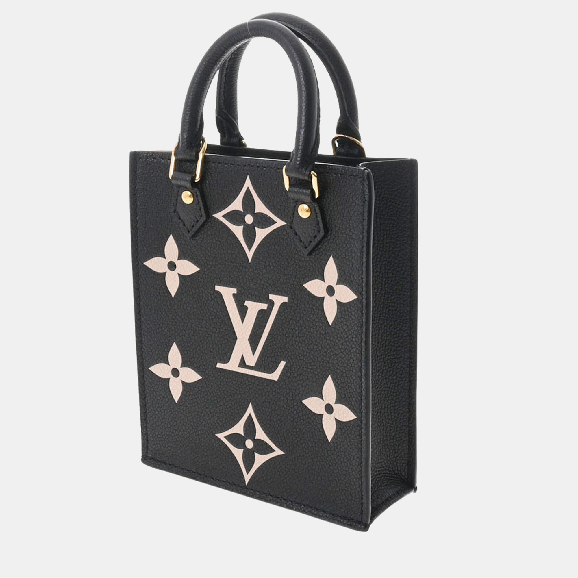 

Louis Vuitton Black Monogram Giant Empreinte Petit Sac Plat bag