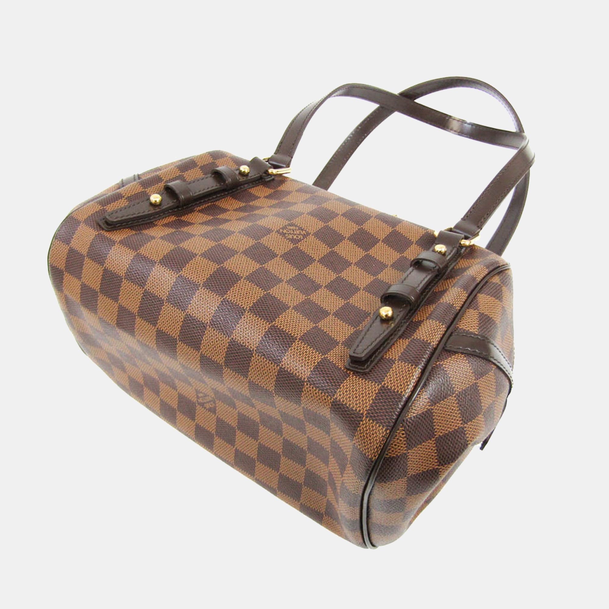 

Louis Vuitton Brown Damier Ebene Canvas Rivington PM Satchel