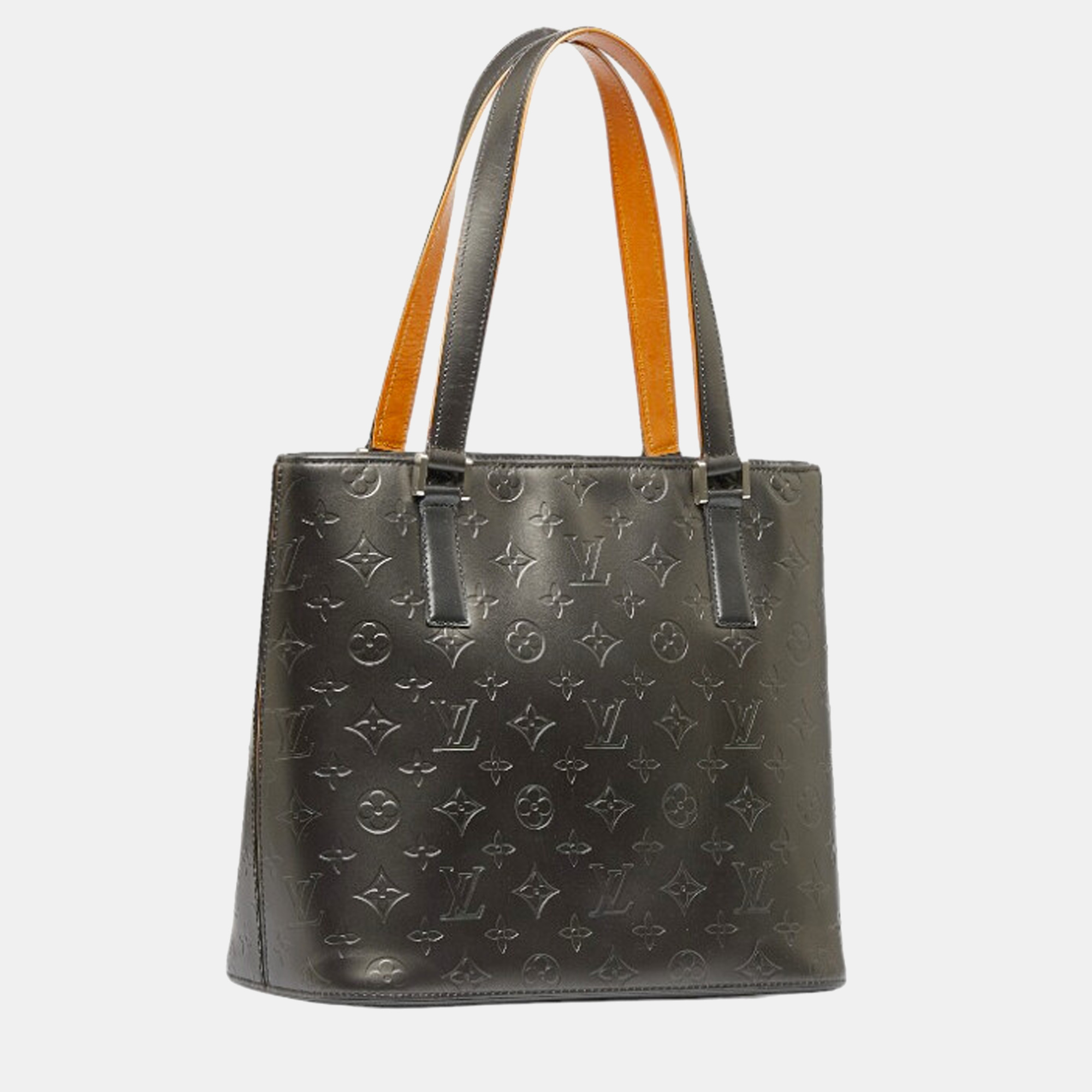 

Louis Vuitton Black Monogram Mat Stockton Tote Bag