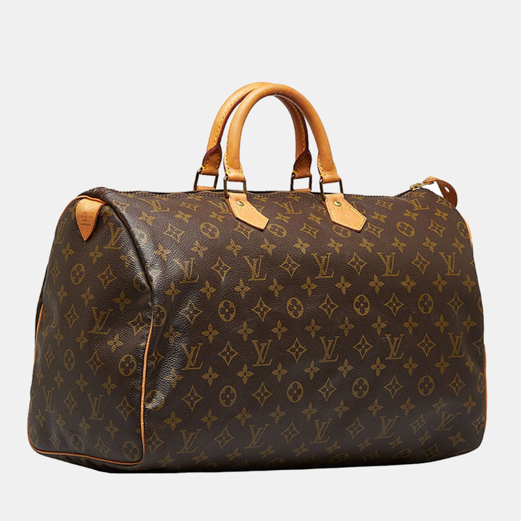 

Louis Vuitton Brown Canvas Monogram Speedy 40 Handbag