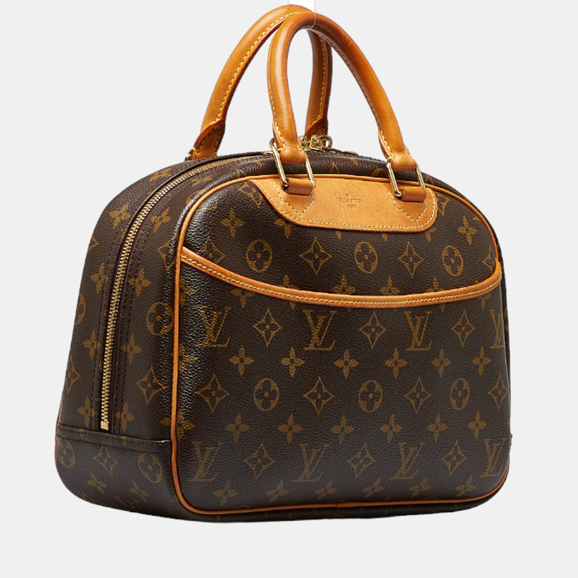 

Louis Vuitton Brown Canvas Monogram Trouville Handbag