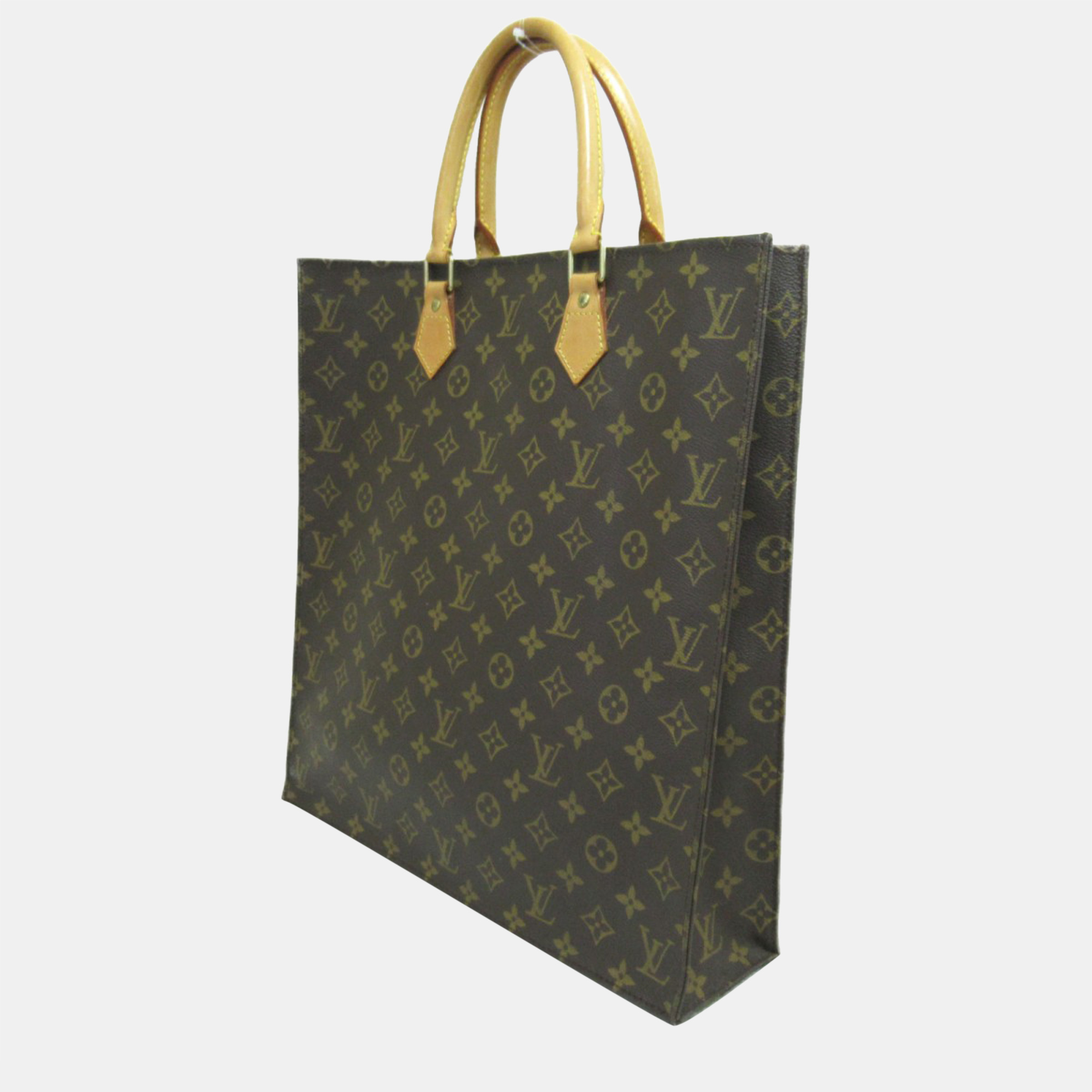 

Louis Vuitton Brown Canvas Monogram Sac Plat Tote Bag