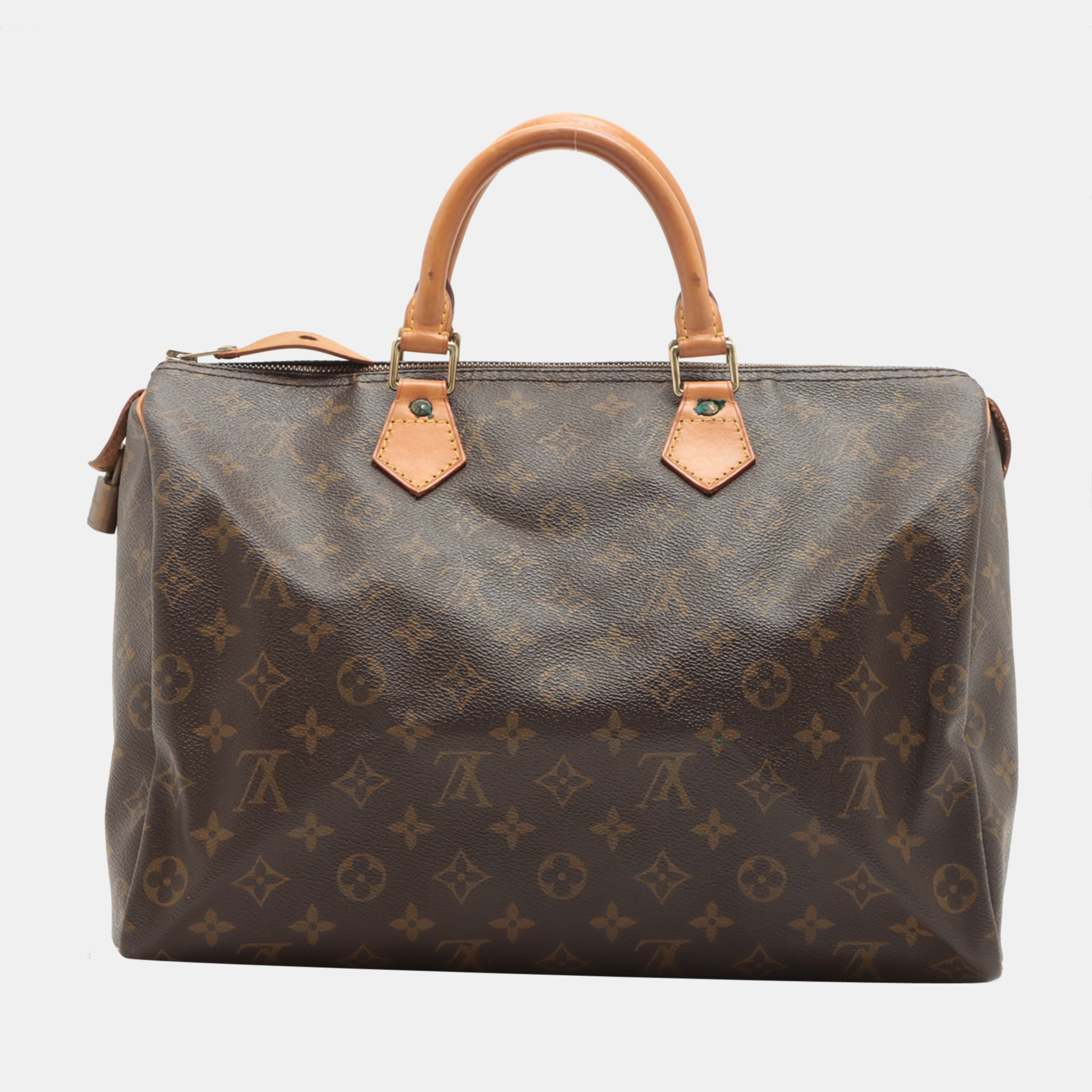 

Louis Vuitton Brown Monogram Canvas Speedy 35 Satchel