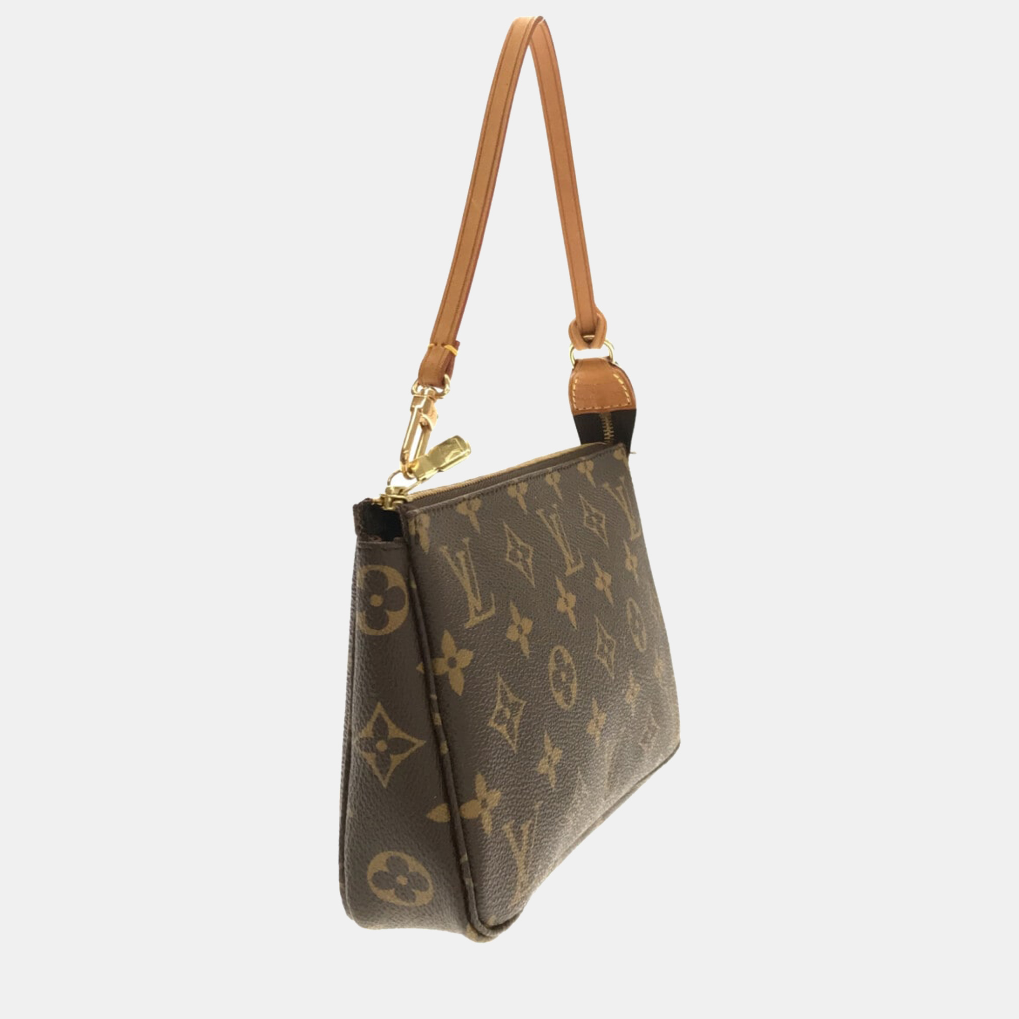 

Louis Vuitton Brown Monogram Canvas Pochette Accessoires Shoulder Bag