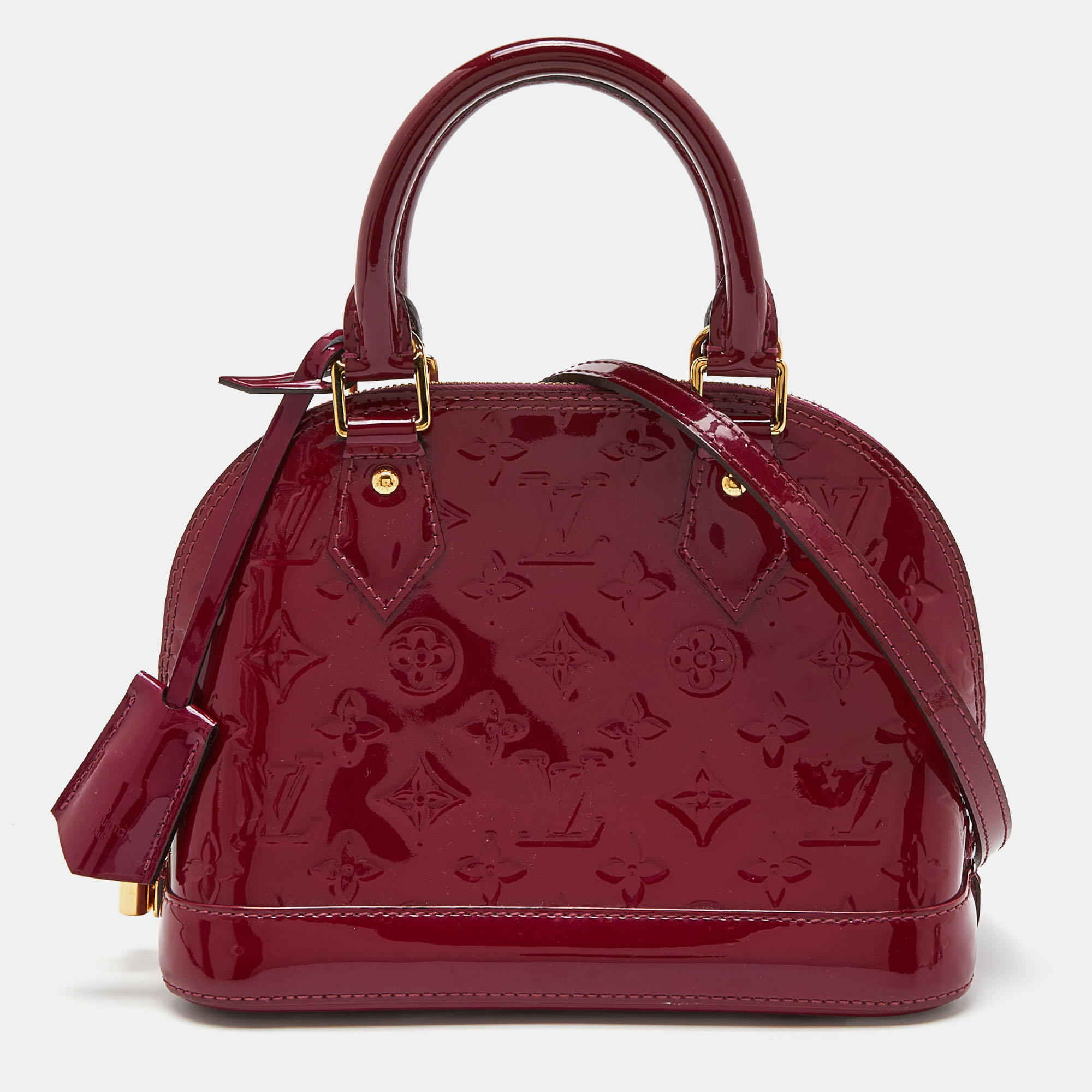 

Louis Vuitton Indian Rose Monogram Vernis Alma BB Bag, Pink