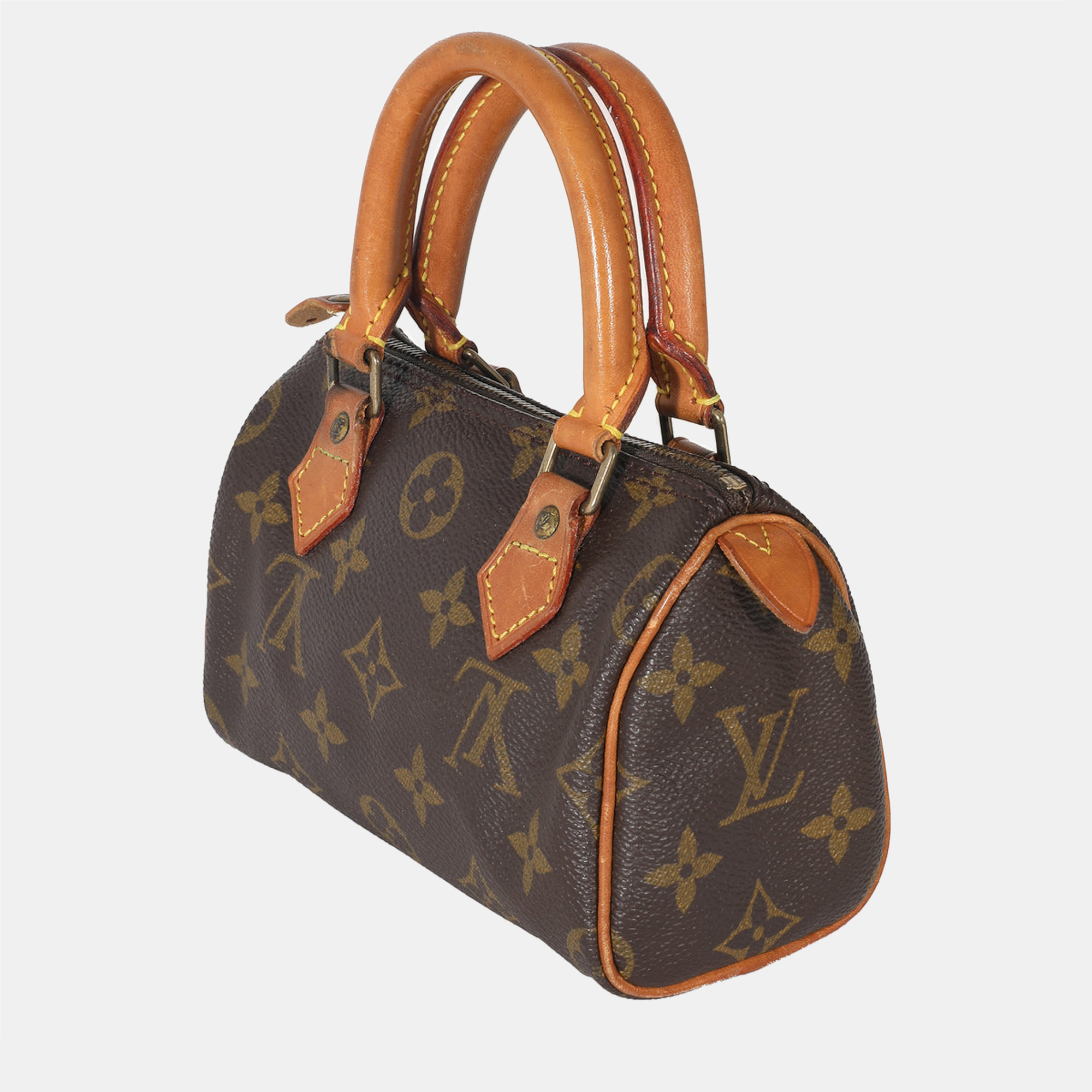 

Louis Vuitton Monogram Canvas Mini Speedy HL, Brown