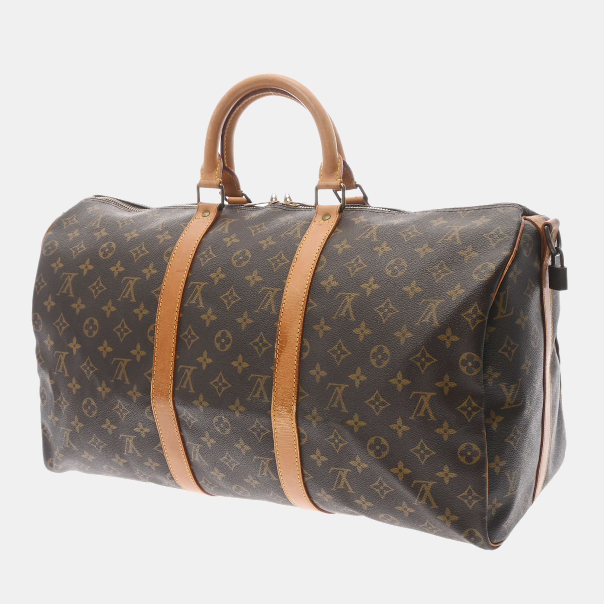 

Louis Vuitton Brown Monogram Keepall Bandouliere 50 Boston bag