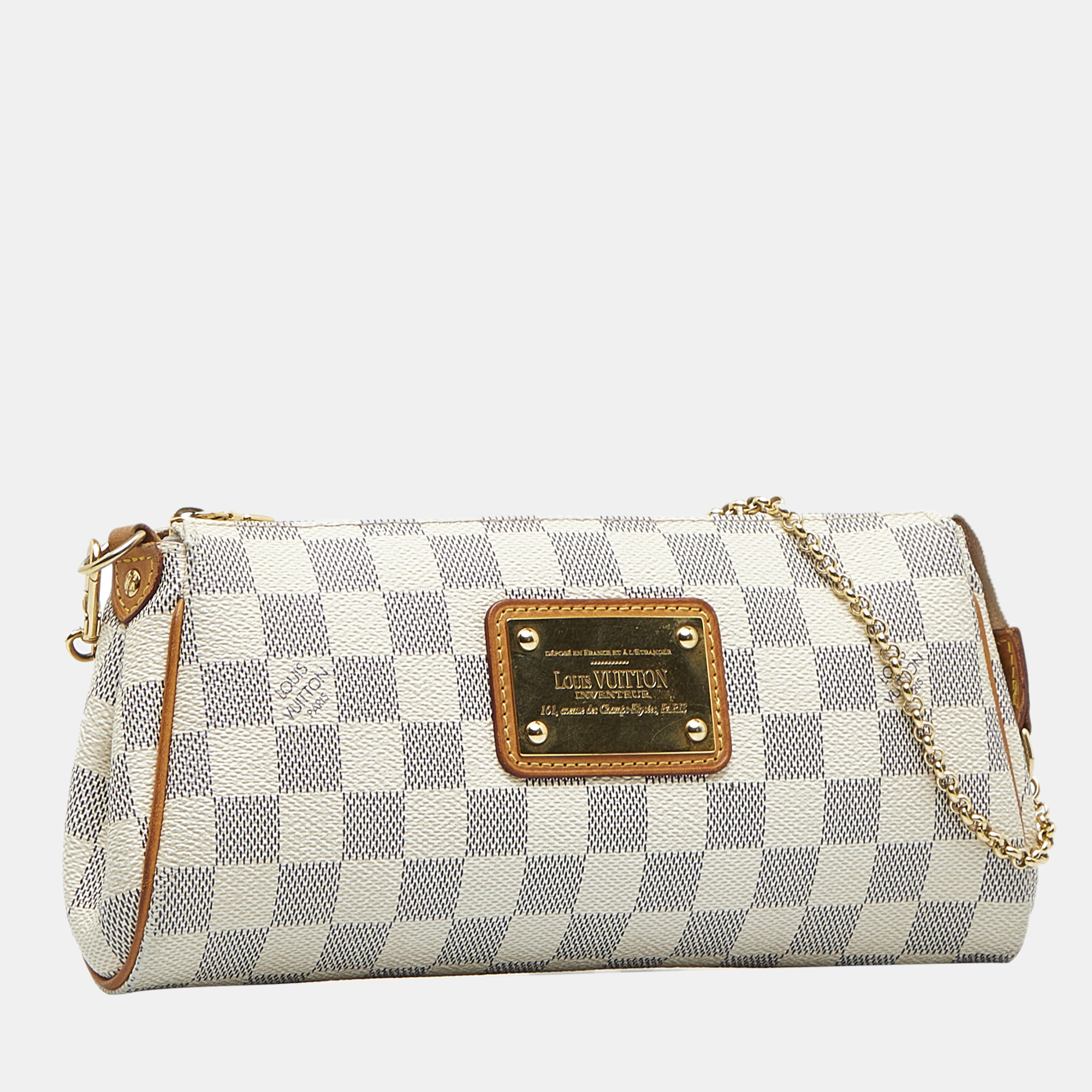 

Louis Vuitton Blue/White Damier Azur Eva