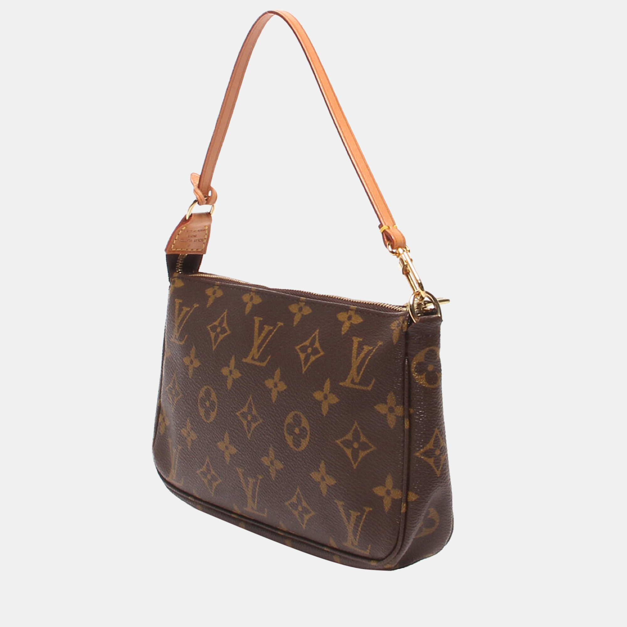 

Louis Vuitton Brown Canvas Monogram Pochette Accessoires Clutch Bag