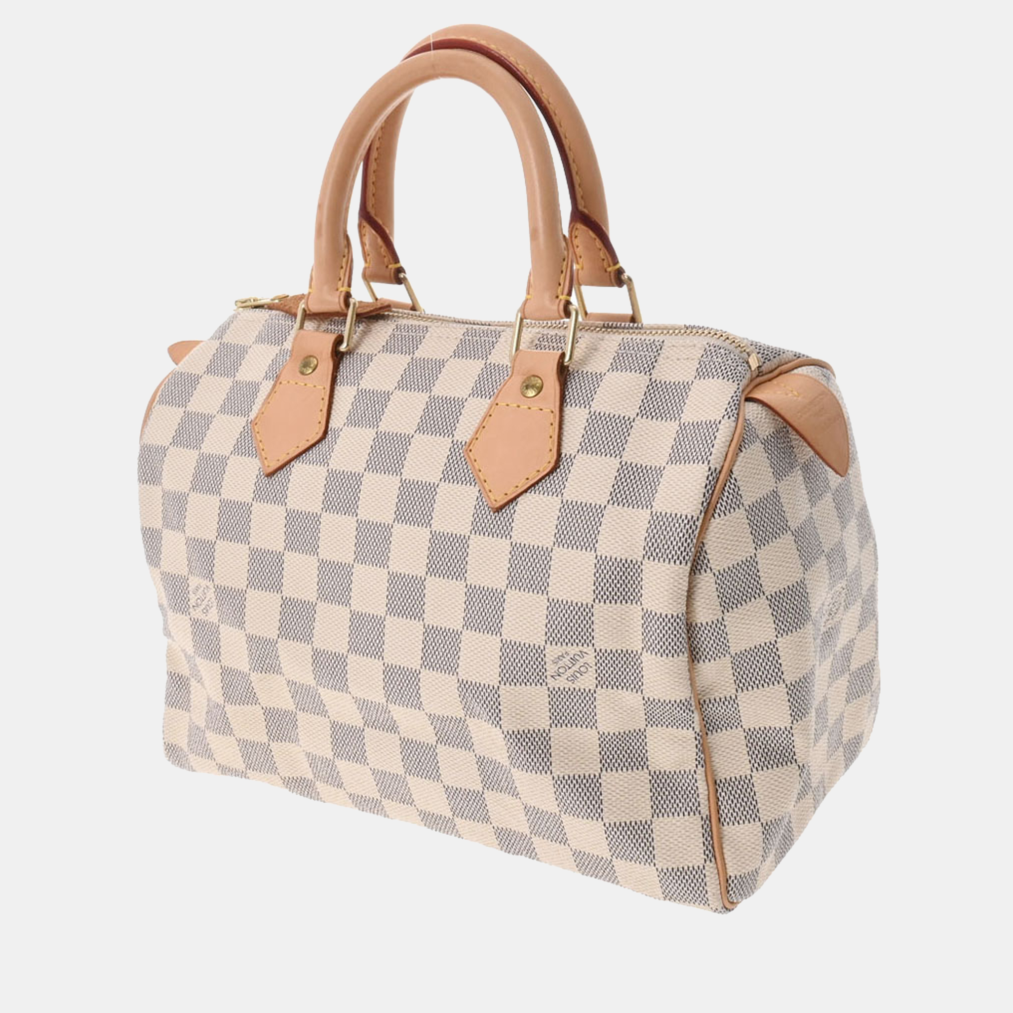 

Louis Vuitton White Damier Azur Canvas Speedy 25
