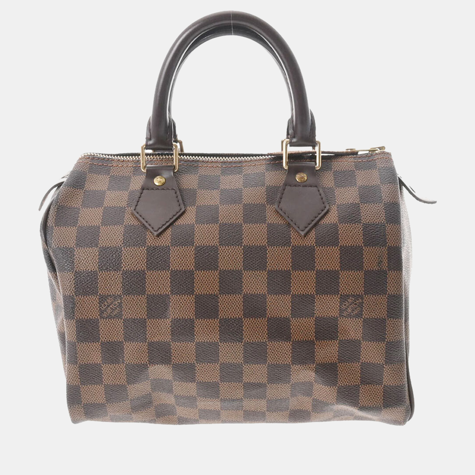 

Louis Vuitton Brown Damier Ebene Canvas Speedy 25