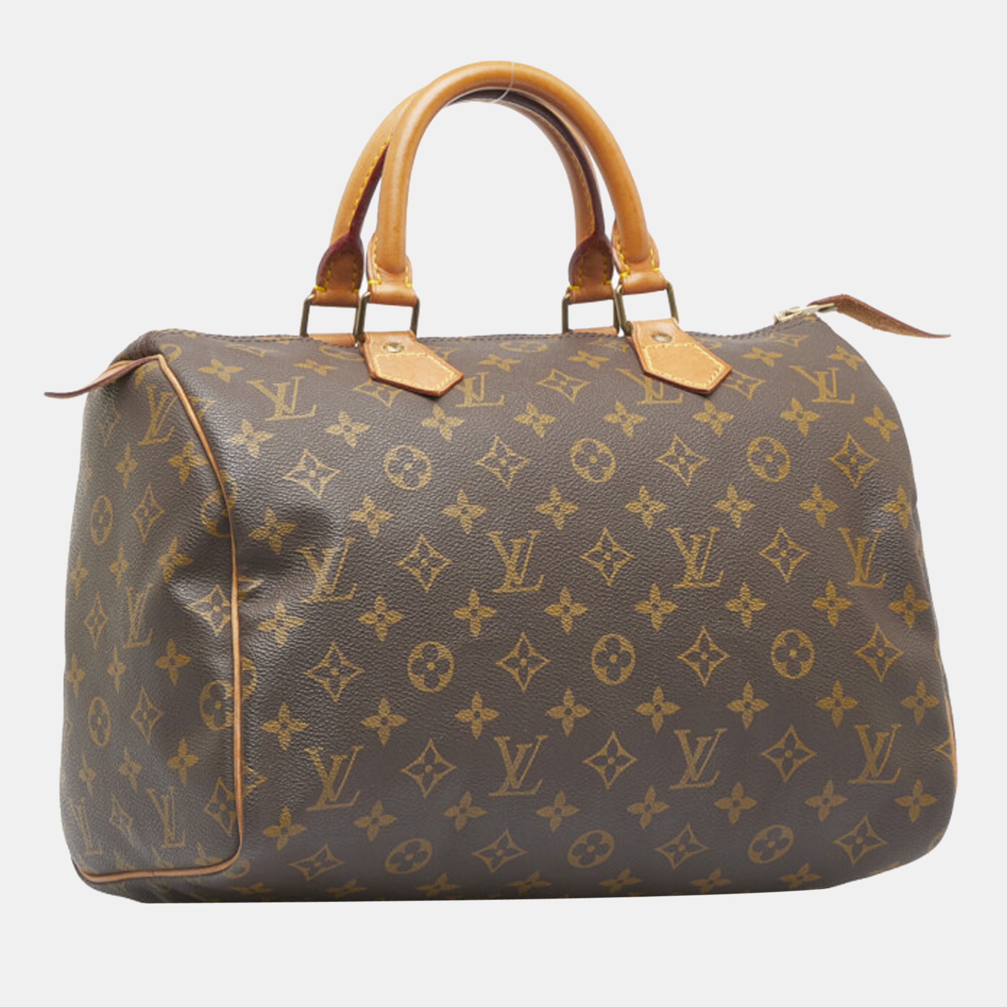 

Louis Vuitton Brown Canvas Monogram Speedy 30 Satchel Bag