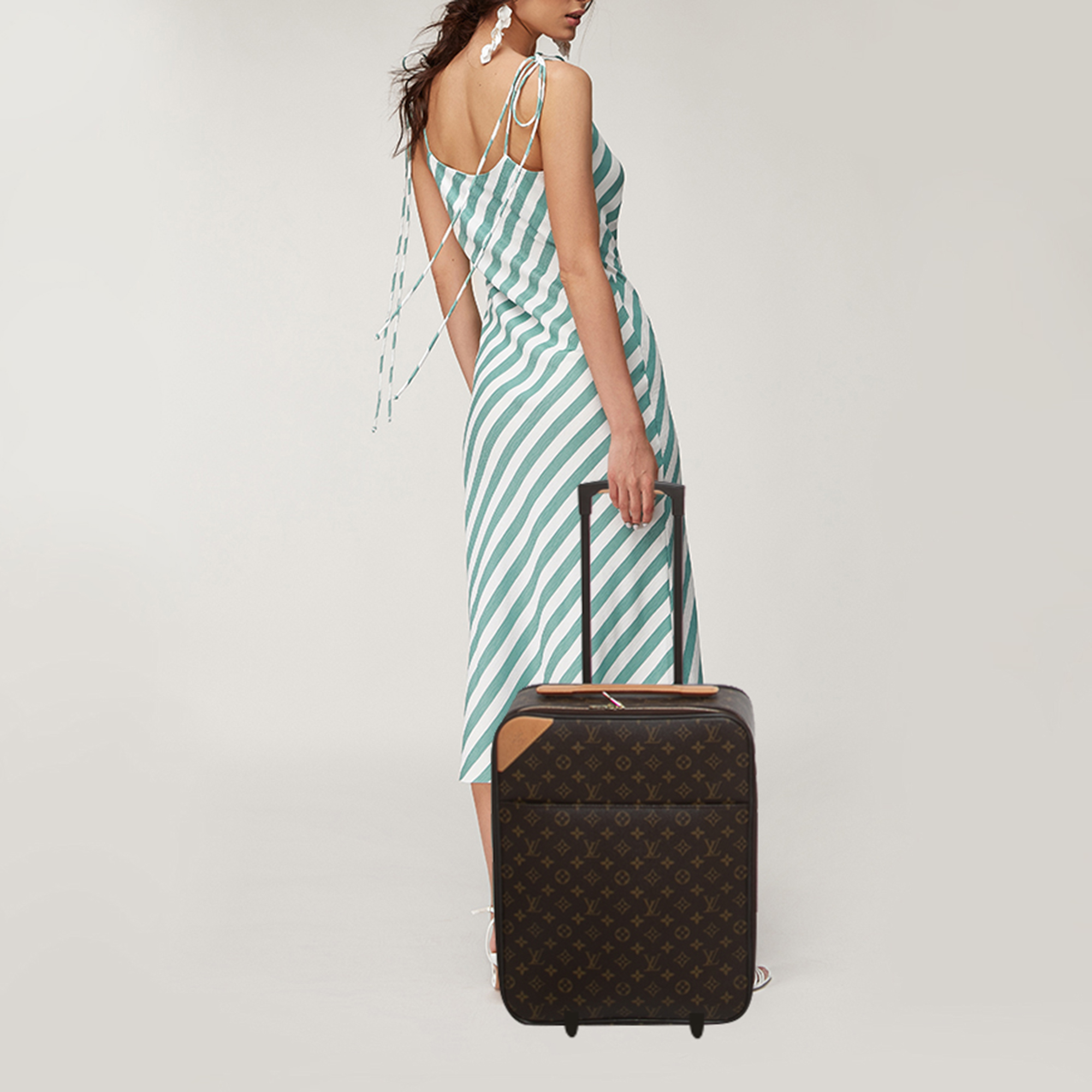 

Louis Vuitton Monogram Canvas Pegase 45 Luggage, Brown