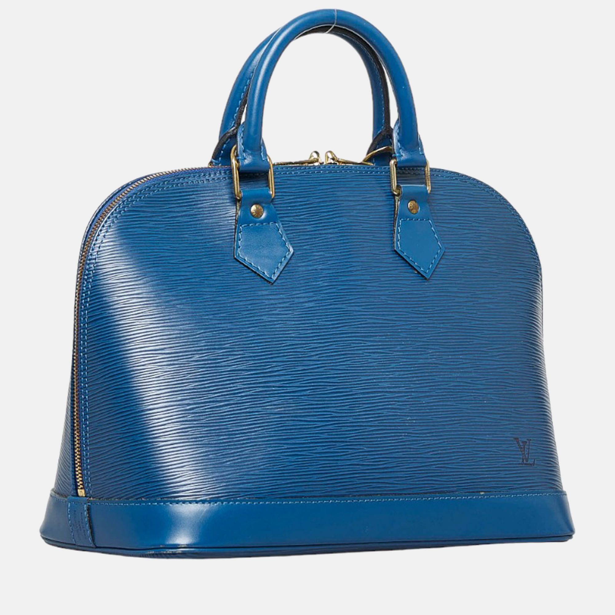 

Louis Vuitton Blue Epi Alma PM Handbag