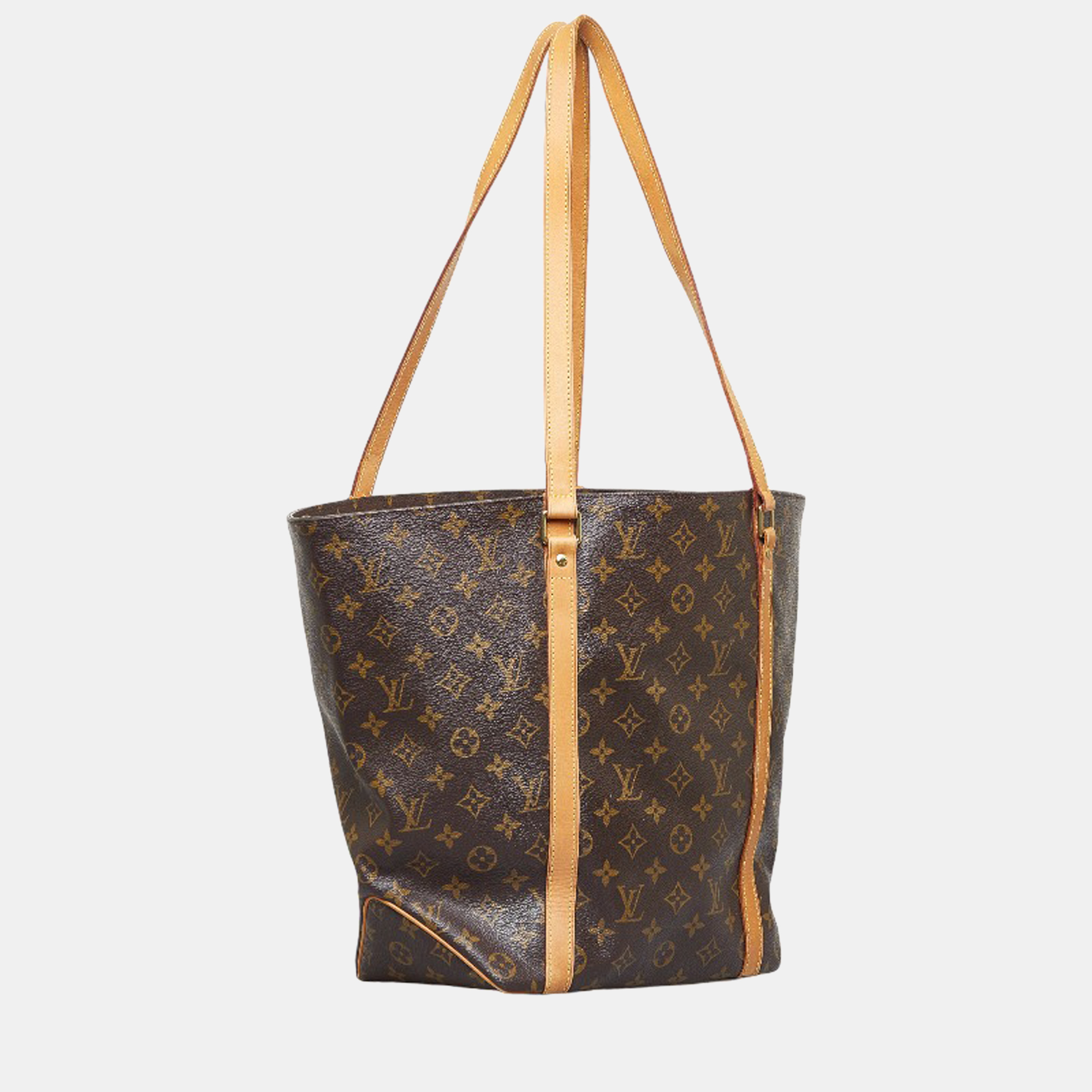 

Louis Vuitton Brown Canvas Monogram Sac Shopping Tote Tote Bag