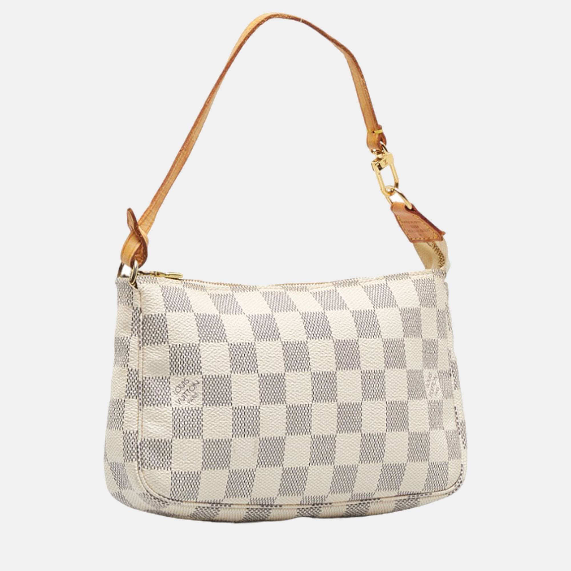 

Louis Vuitton White Damier Azur Canvas Pochette Accessoires Shoulder Bag