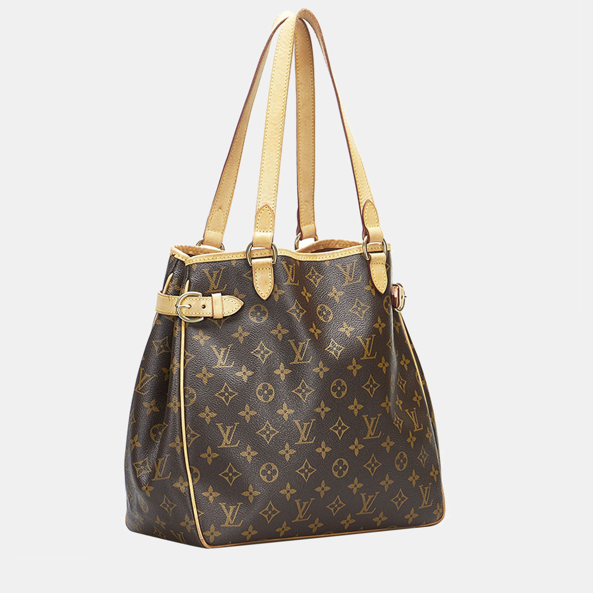 

Louis Vuitton Brown Canvas Monogram Batignolles Vertical Tote Bag