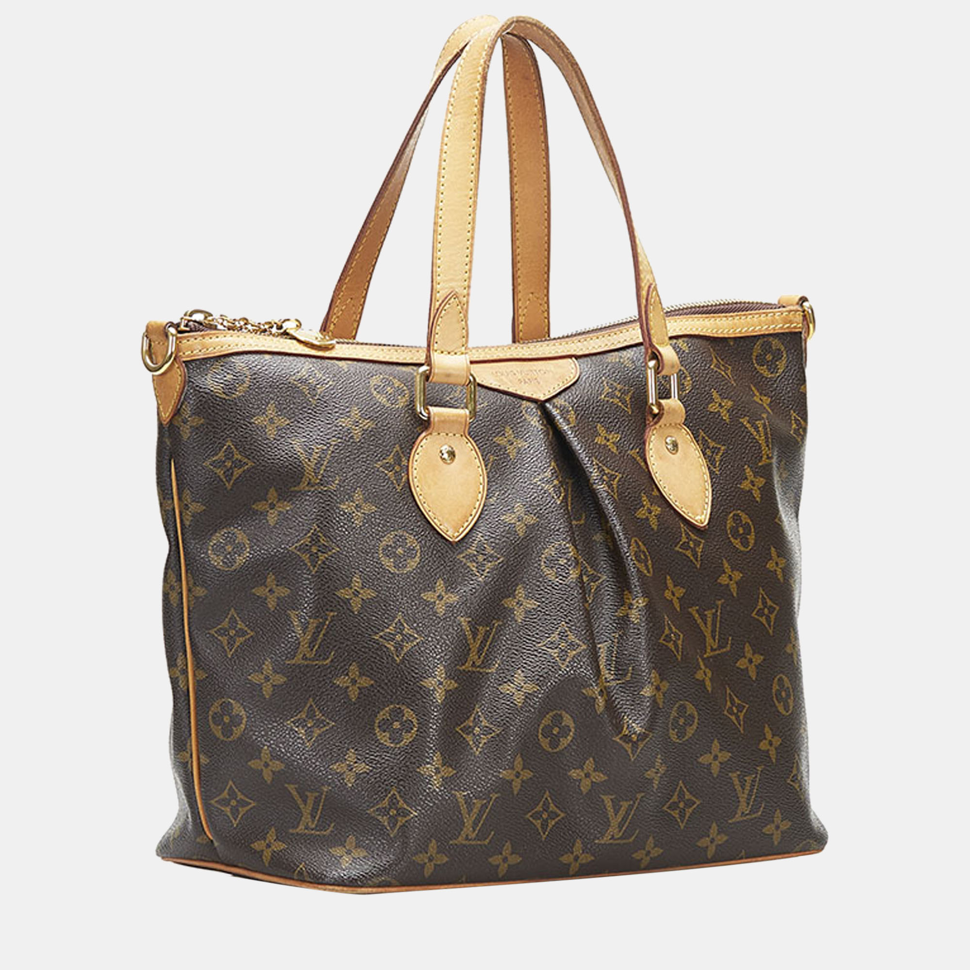 

Louis Vuitton Brown Canvas Monogram Palermo PM Handbag