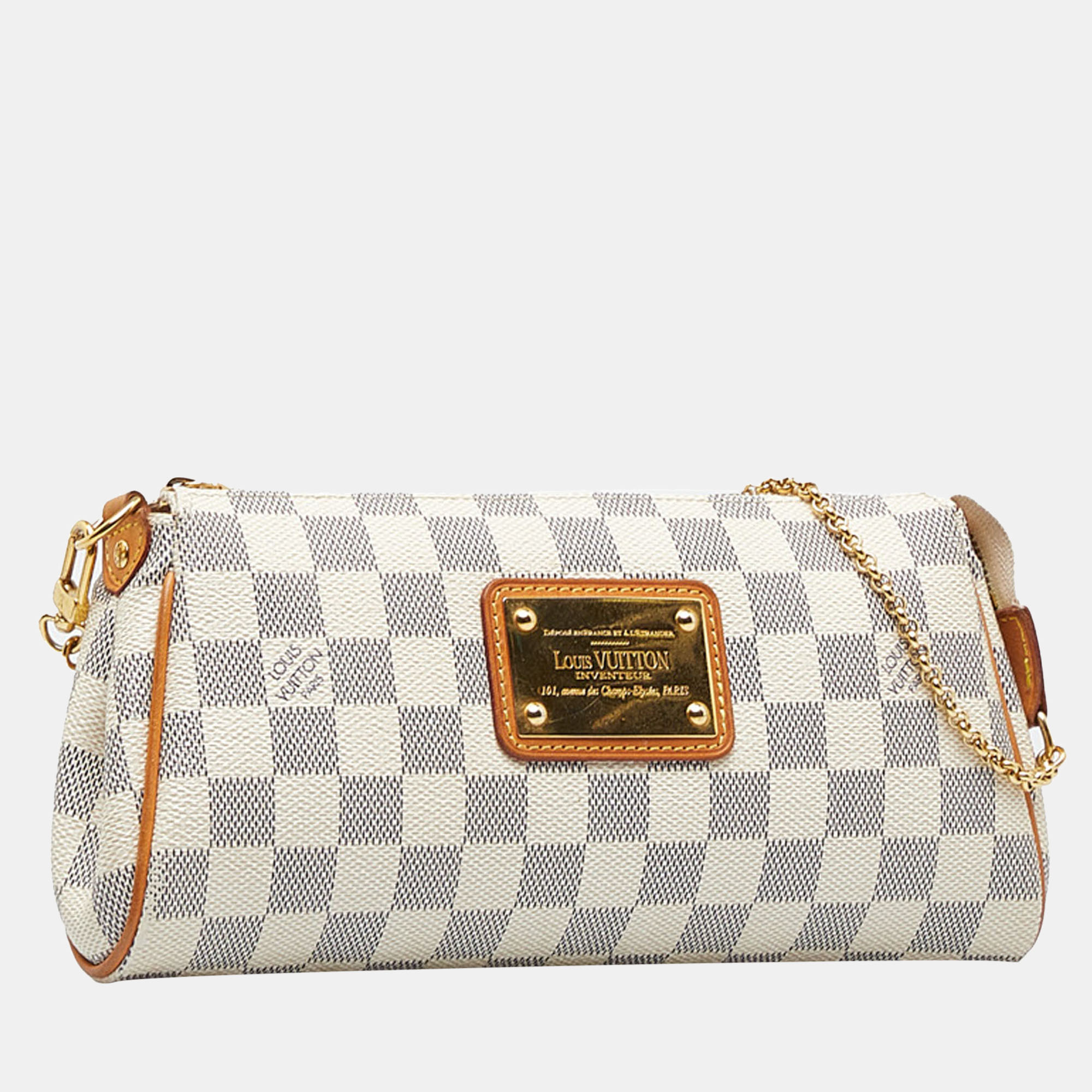 

Louis Vuitton Blue/White Damier Azur Eva