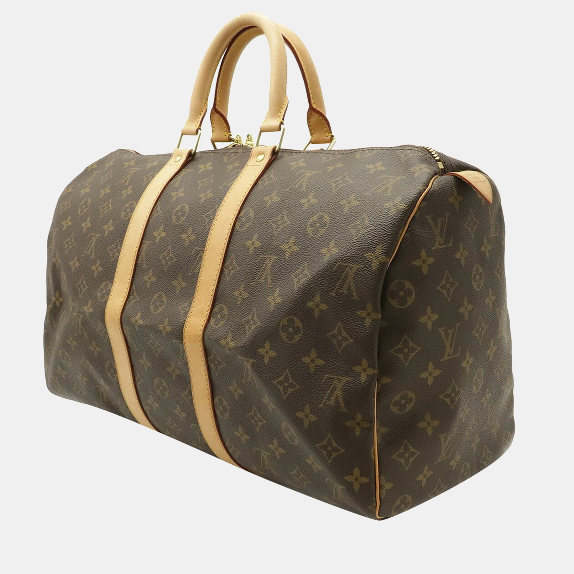 

Louis Vuitton Brown Monogram Canvas Keepall 45 Duffel Bag