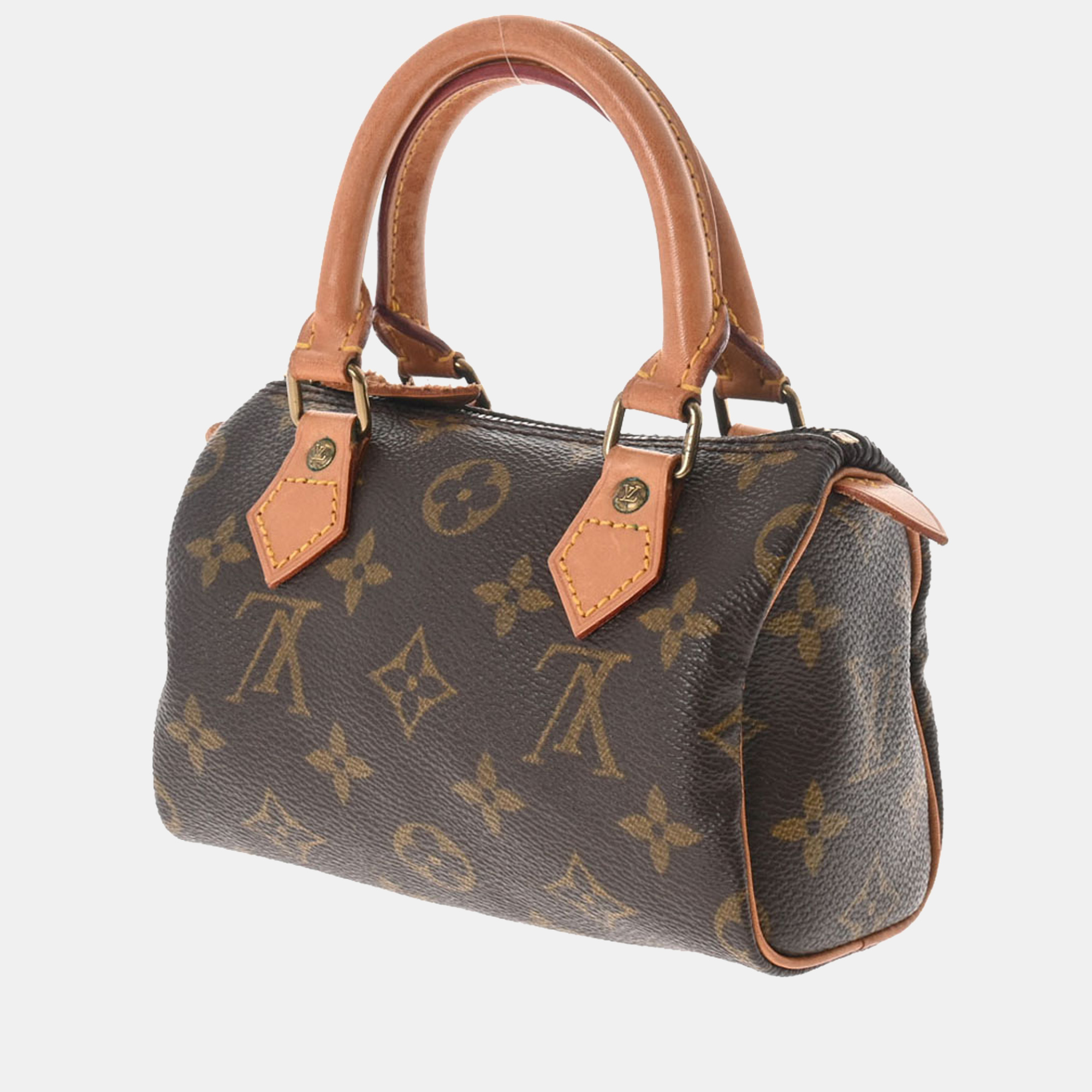

Louis Vuitton Brown Monogram Canvas mini Speedy Handbag